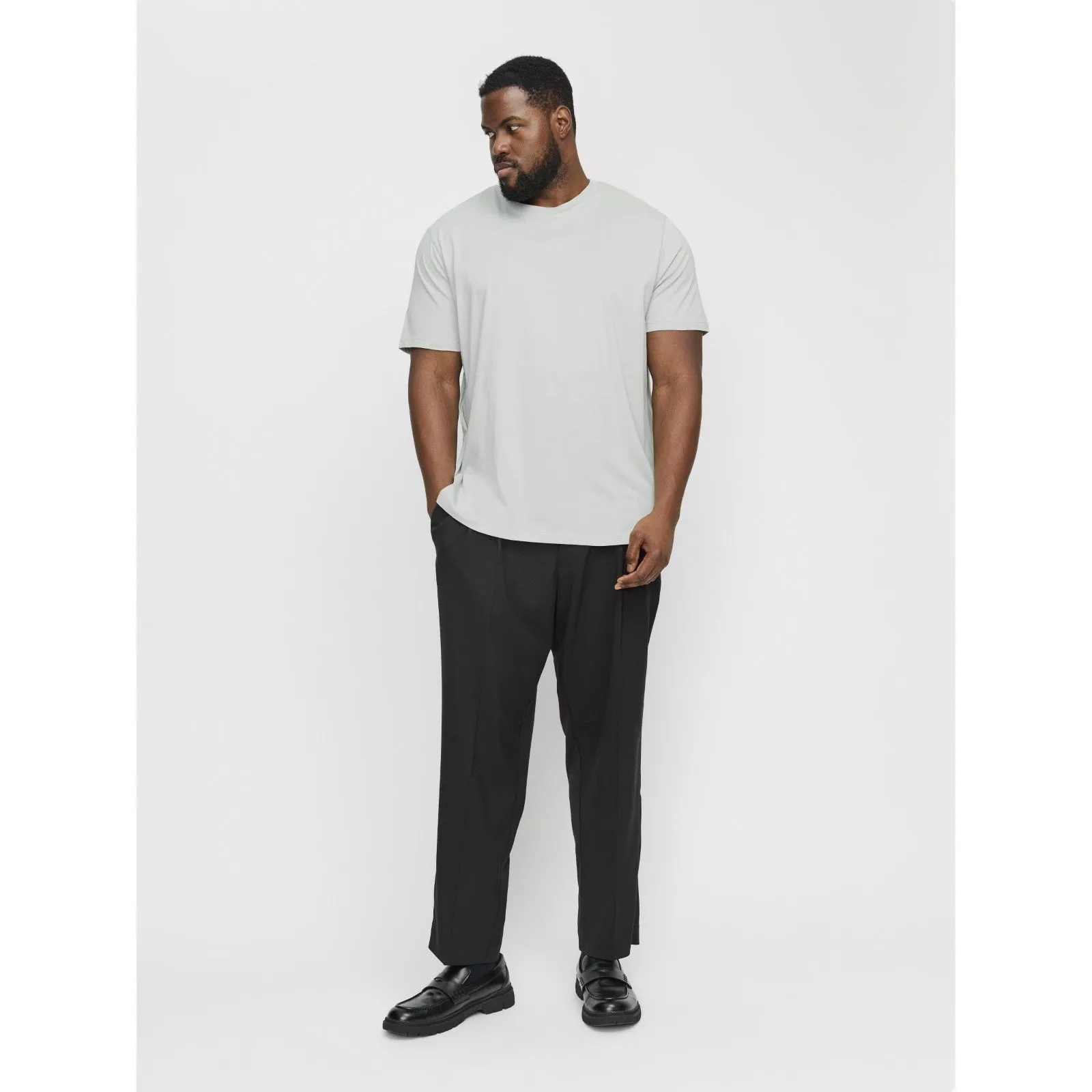 Jack & Jones Mens Organic Basic O-Neck Big & Tall Short Sleeve T-Shirt