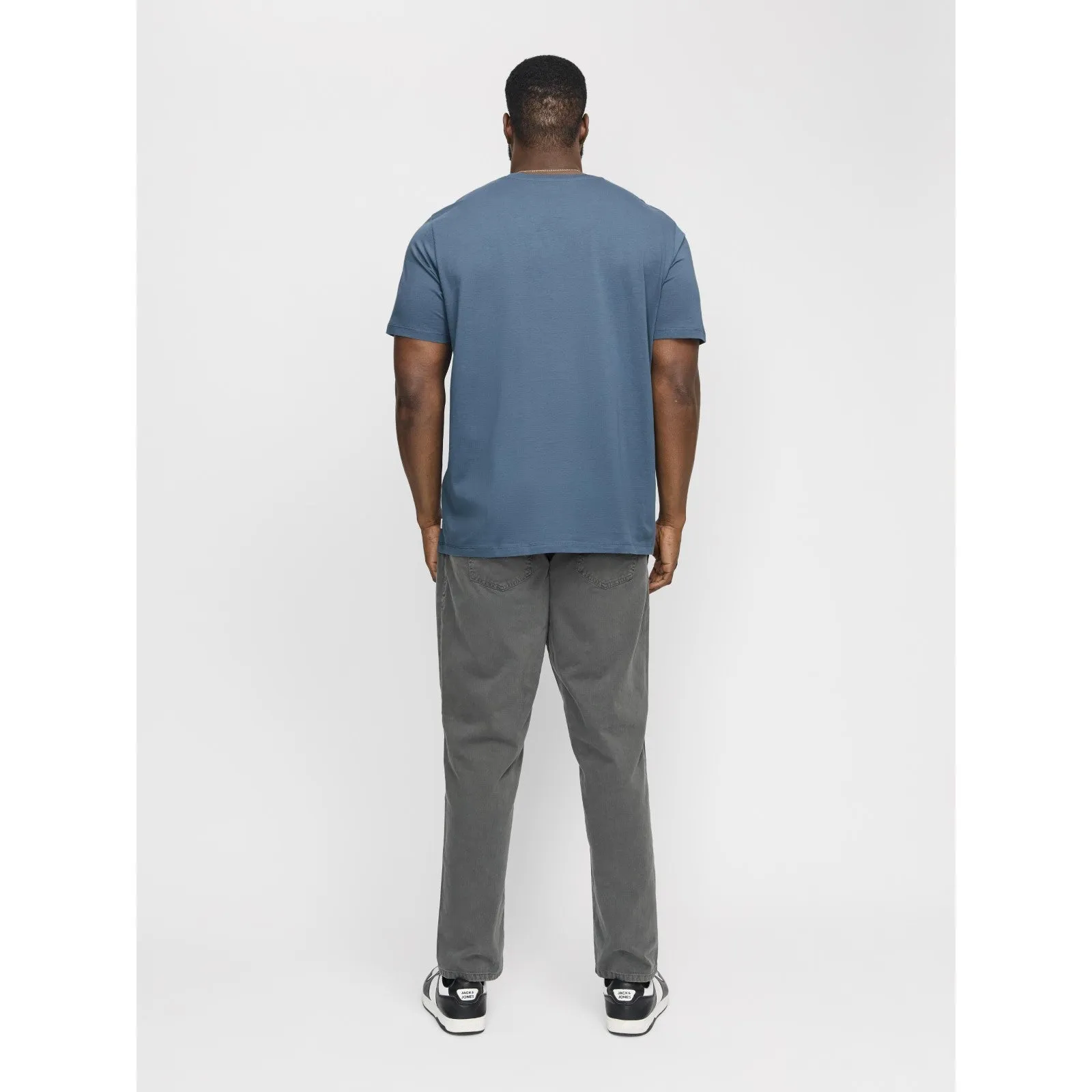 Jack & Jones Mens Organic Basic O-Neck Big & Tall Short Sleeve T-Shirt
