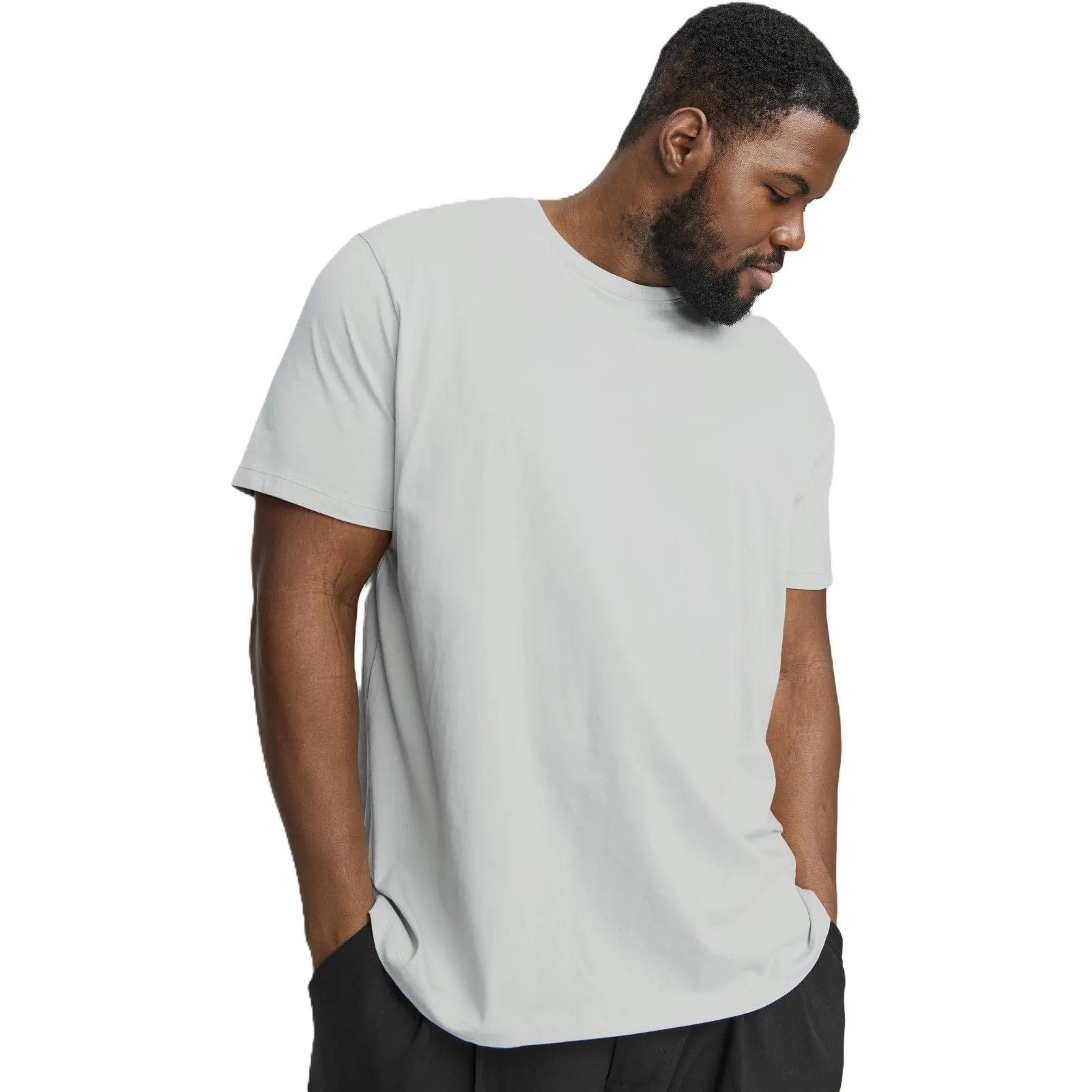 Jack & Jones Mens Organic Basic O-Neck Big & Tall Short Sleeve T-Shirt