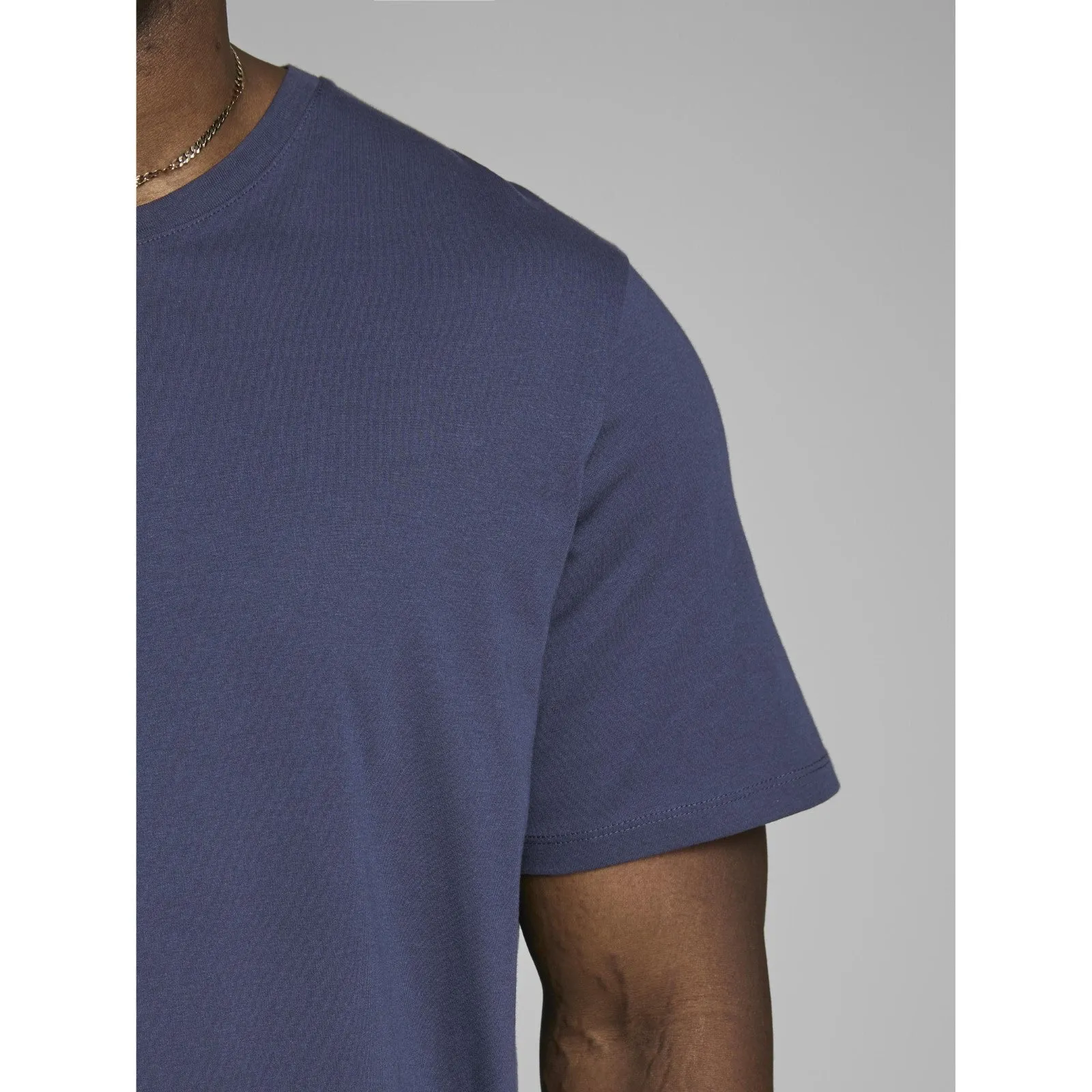 Jack & Jones Mens Organic Basic O-Neck Big & Tall Short Sleeve T-Shirt