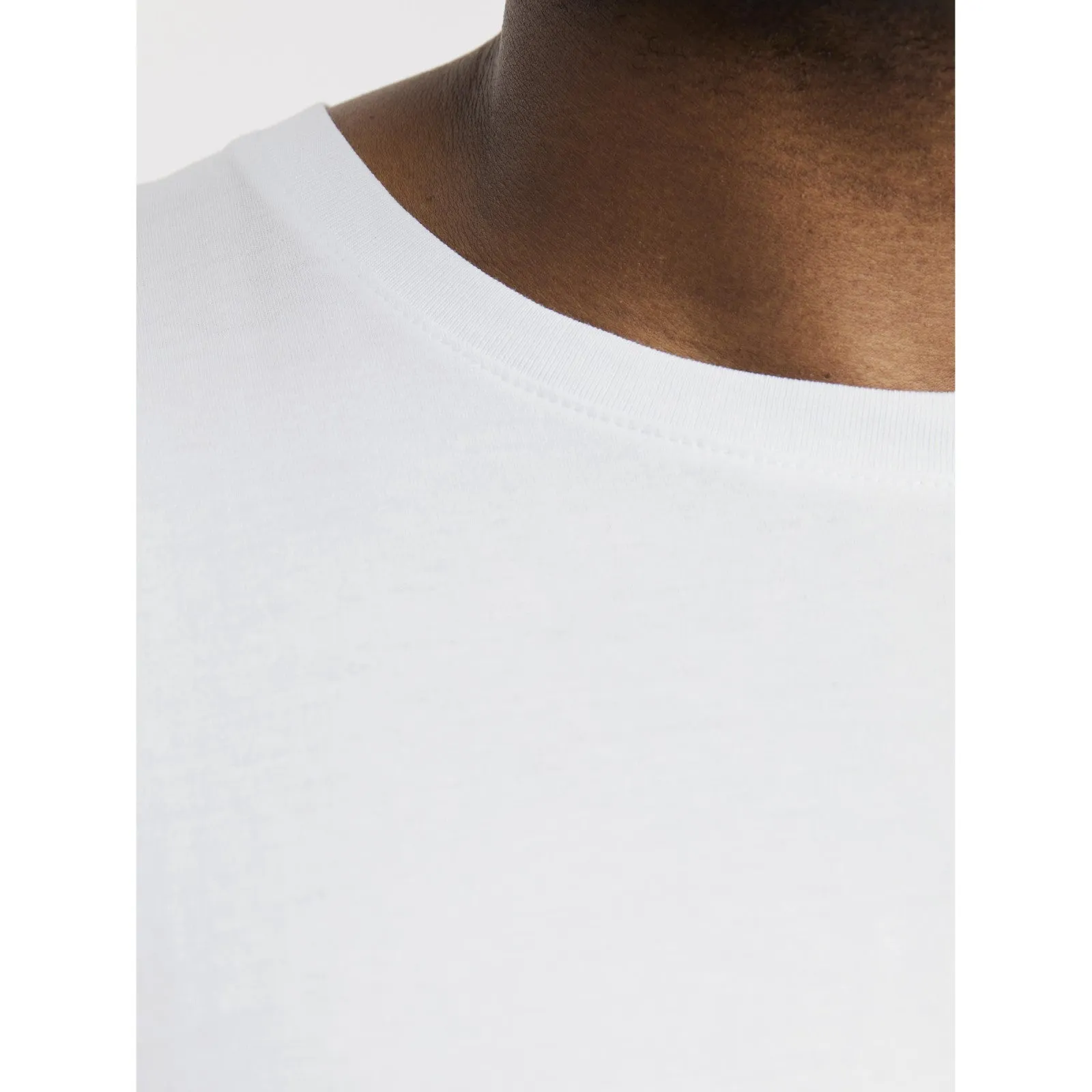 Jack & Jones Mens Organic Basic O-Neck Big & Tall Short Sleeve T-Shirt