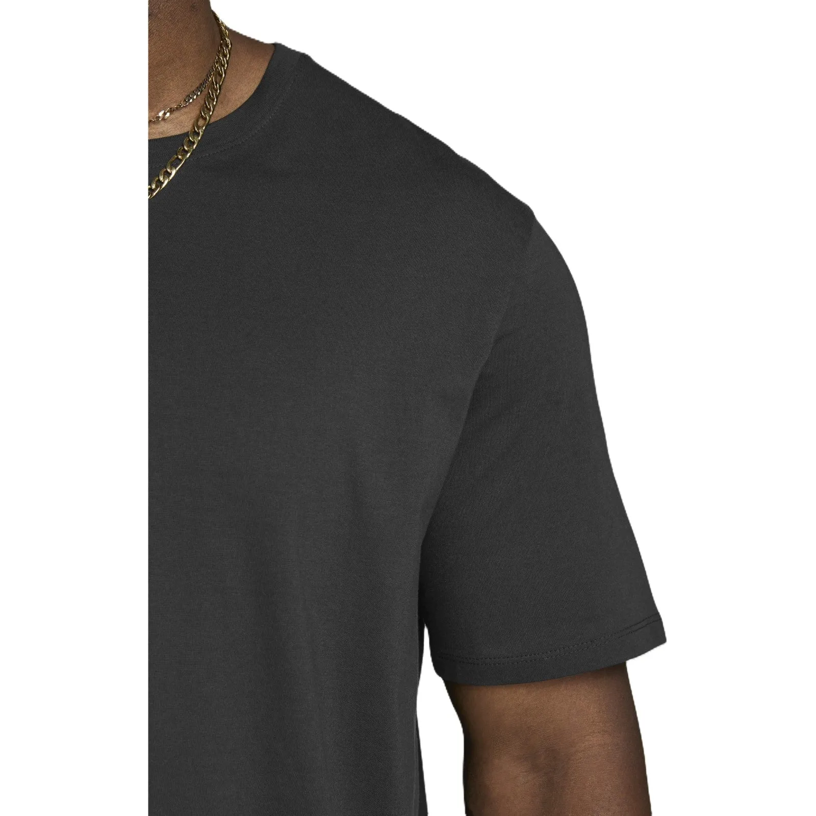 Jack & Jones Mens Organic Basic O-Neck Big & Tall Short Sleeve T-Shirt