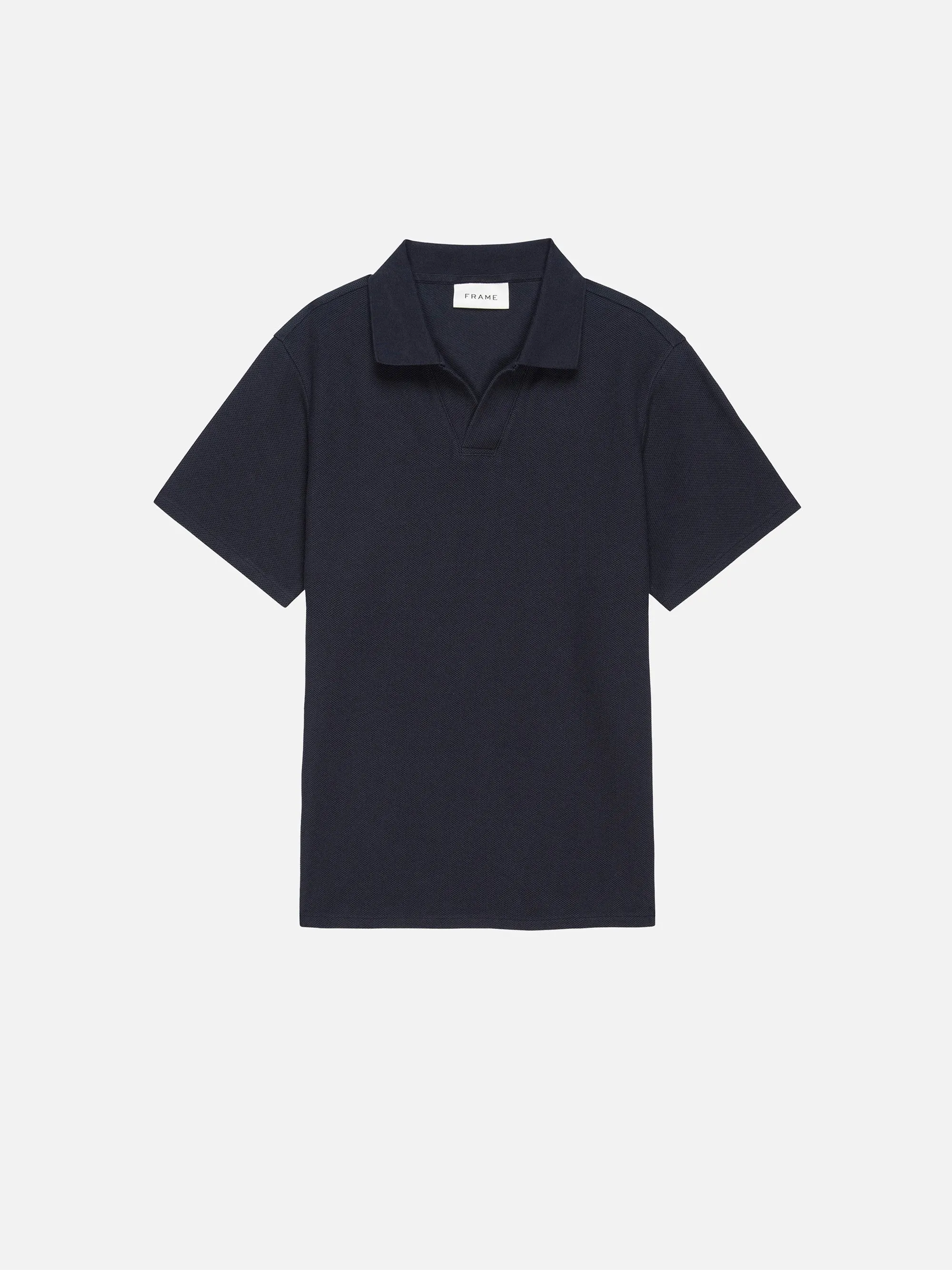 Jacquard Polo -- Dark Navy