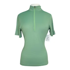 Kerrits 'Aire Ice Fil' Shirt in Green/Blue - Women's Small