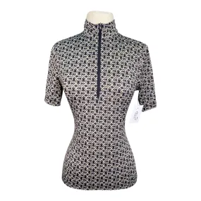 Kerrits 'Ice Fil' Lite Short Sleeve Shirt in Horseshoes - Women's XS