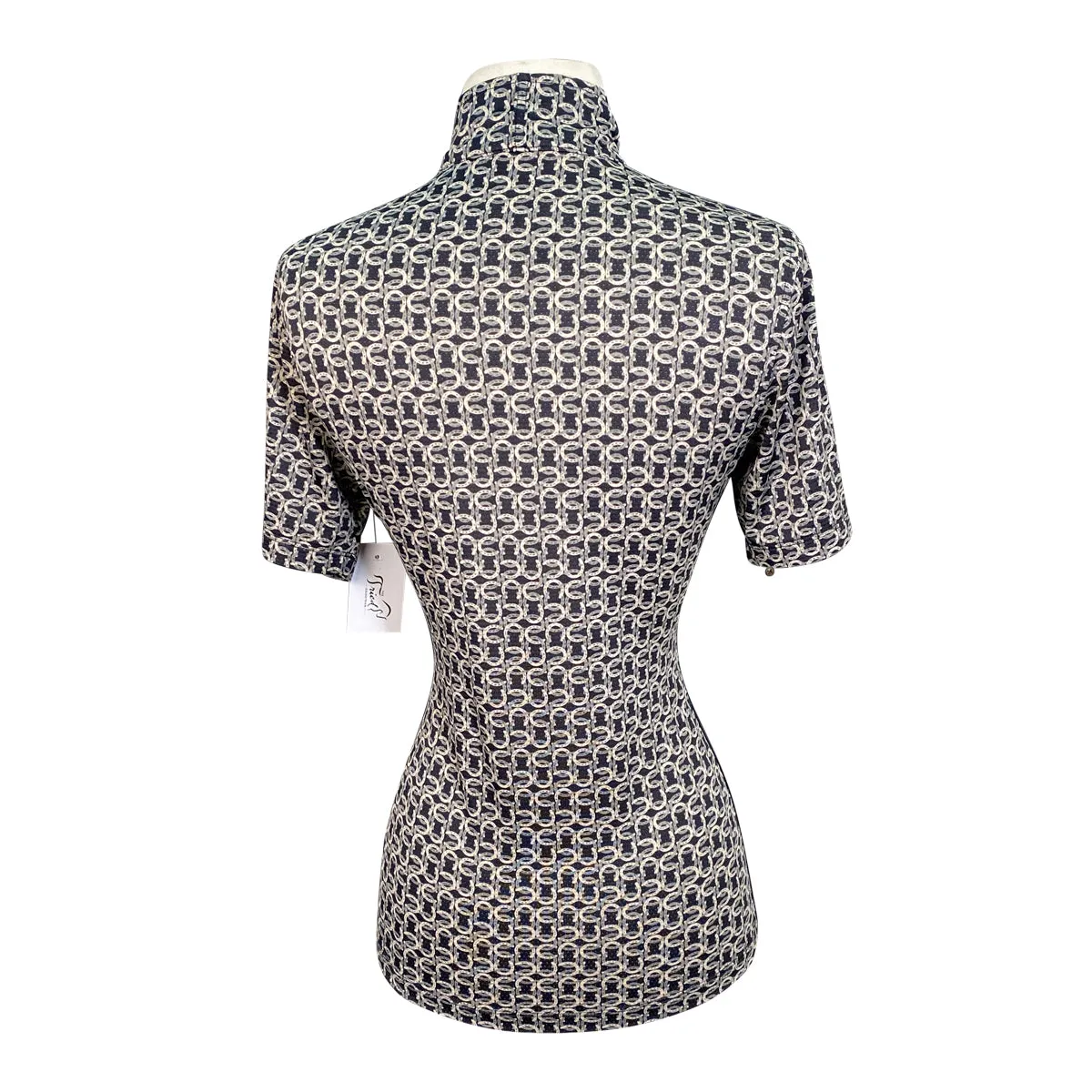 Kerrits 'Ice Fil' Lite Short Sleeve Shirt in Horseshoes - Women's XS