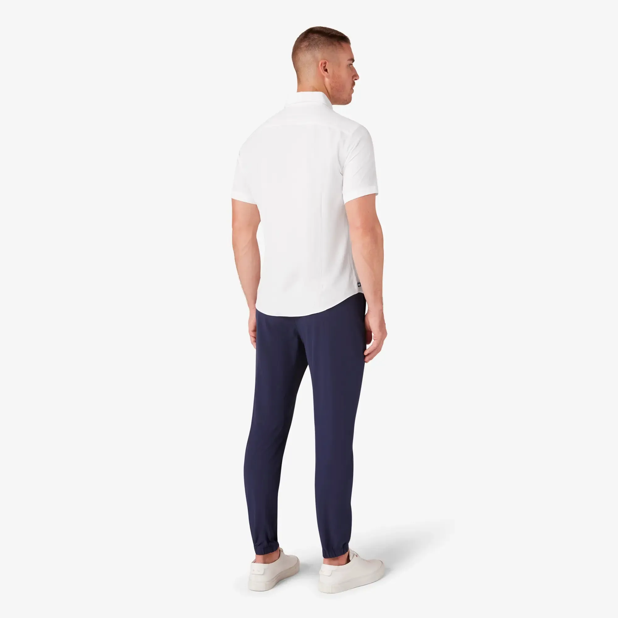 Leeward Short Sleeve White - Mizzen   Main