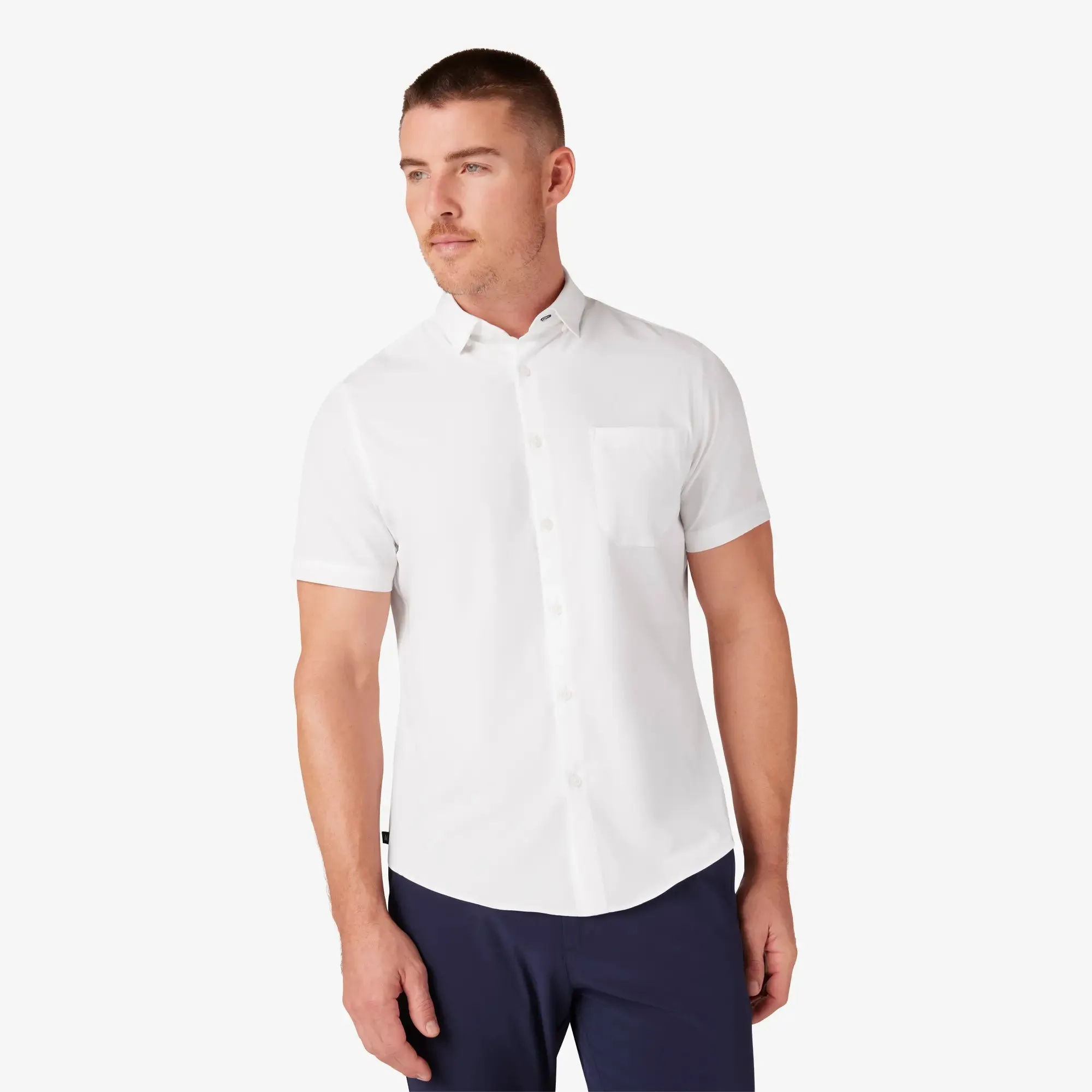 Leeward Short Sleeve White - Mizzen   Main