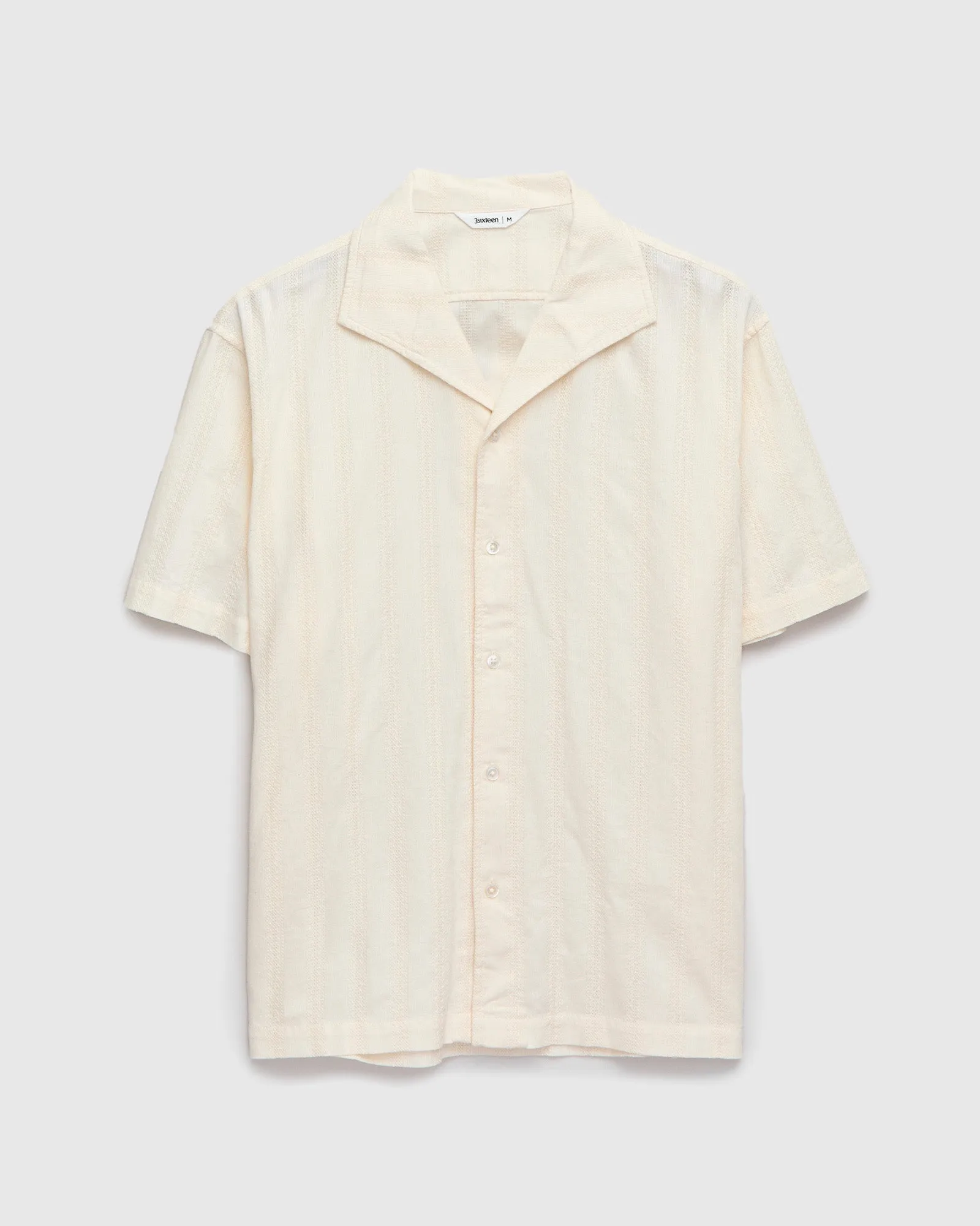 Leisure Shirt in Natural Lace Weave