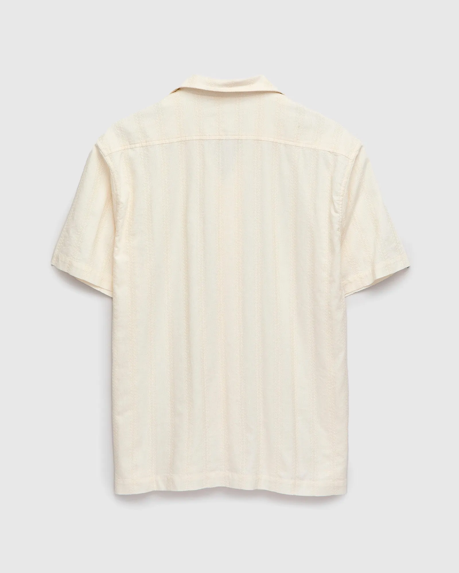 Leisure Shirt in Natural Lace Weave