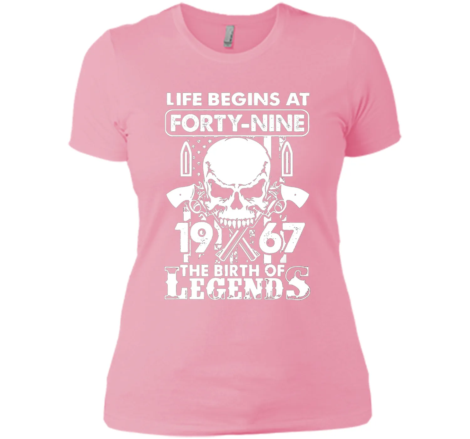 Life Begin At 49 - 1967 Birth Legends 49th Birthday T-shirts