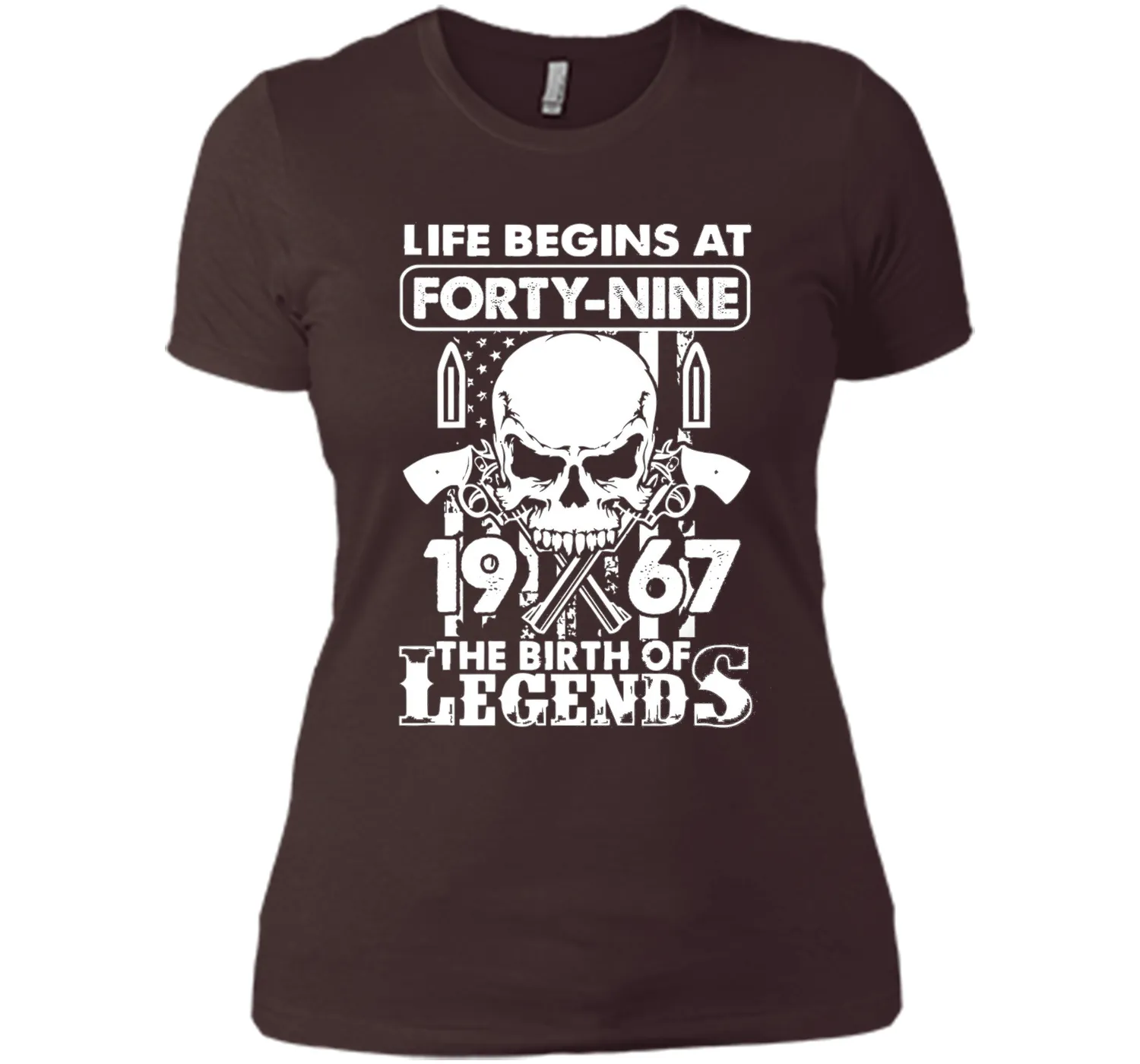 Life Begin At 49 - 1967 Birth Legends 49th Birthday T-shirts