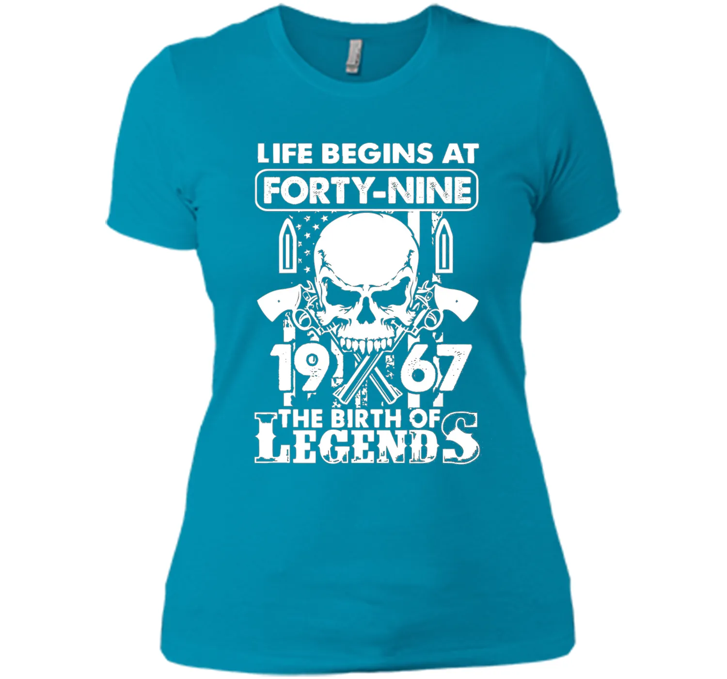 Life Begin At 49 - 1967 Birth Legends 49th Birthday T-shirts