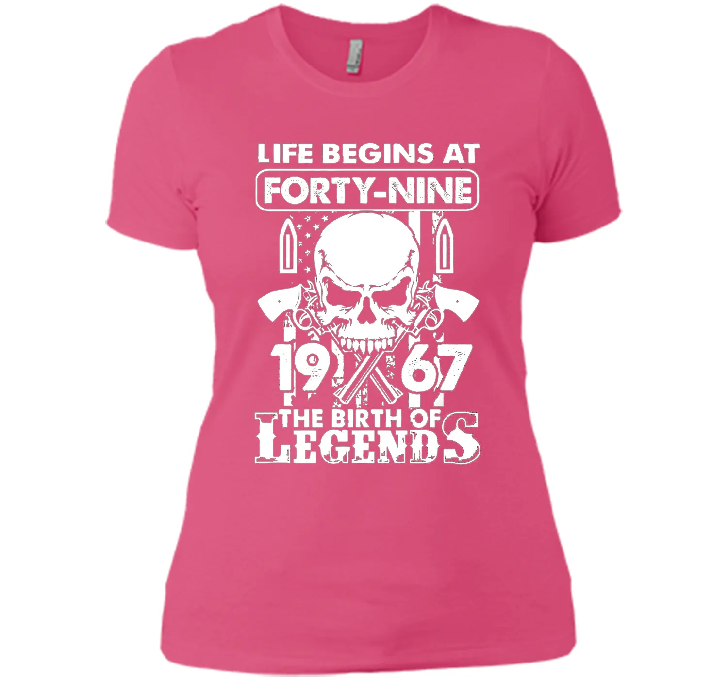 Life Begin At 49 - 1967 Birth Legends 49th Birthday T-shirts