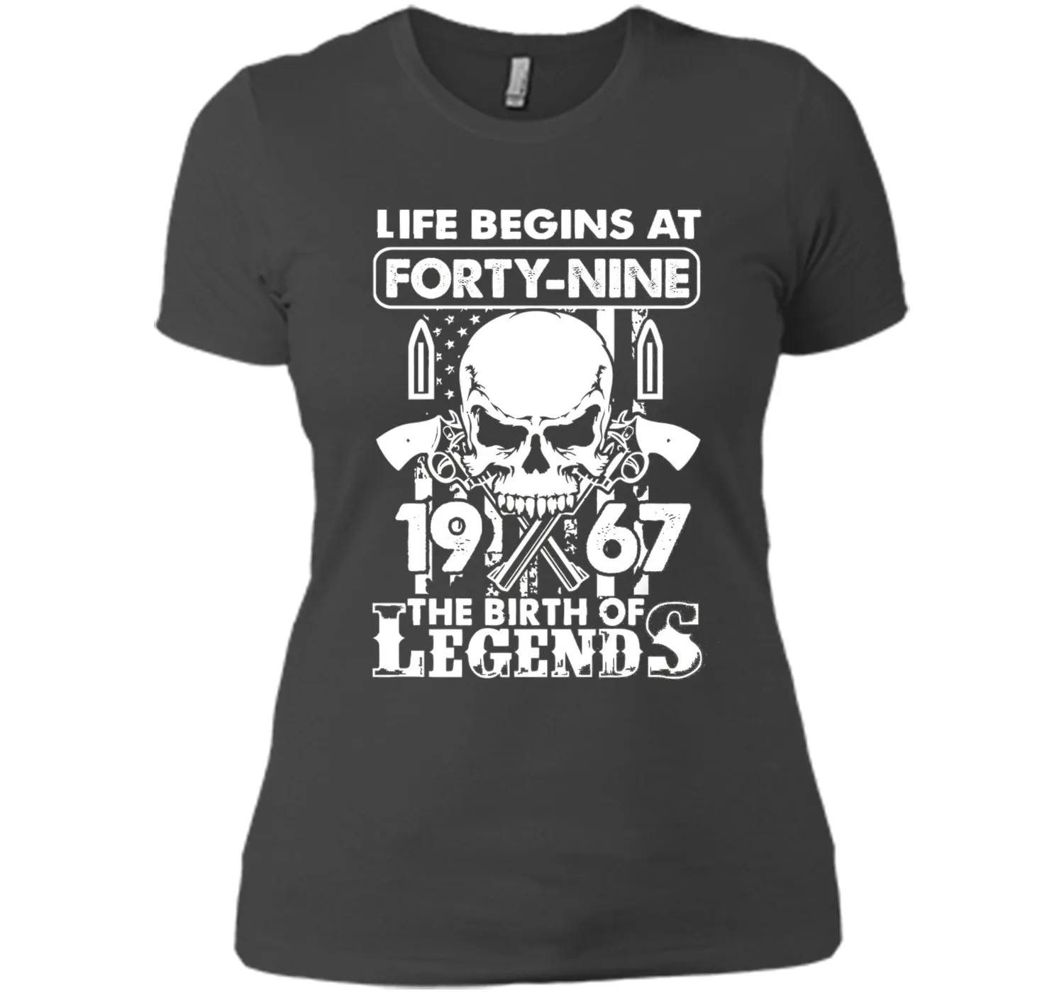 Life Begin At 49 - 1967 Birth Legends 49th Birthday T-shirts