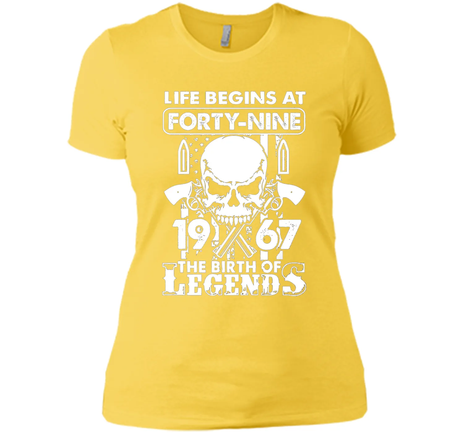 Life Begin At 49 - 1967 Birth Legends 49th Birthday T-shirts