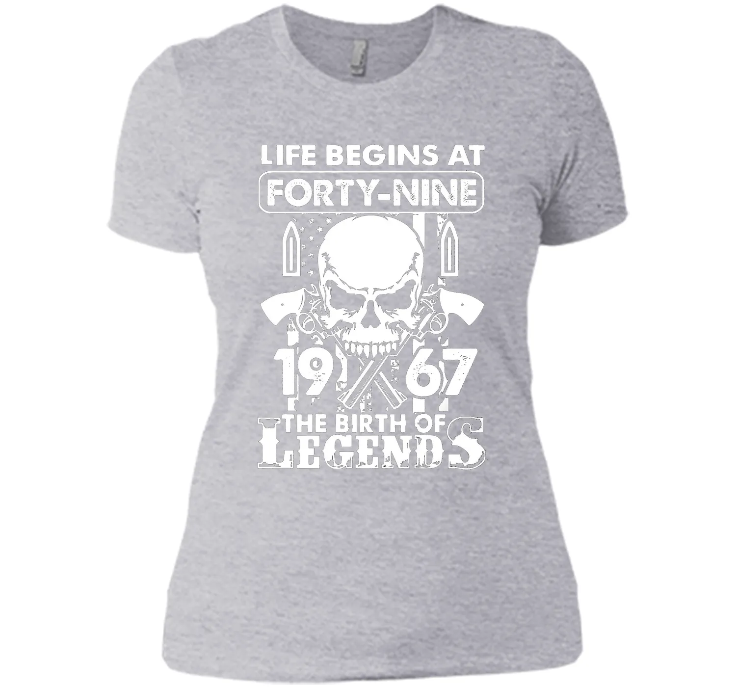 Life Begin At 49 - 1967 Birth Legends 49th Birthday T-shirts