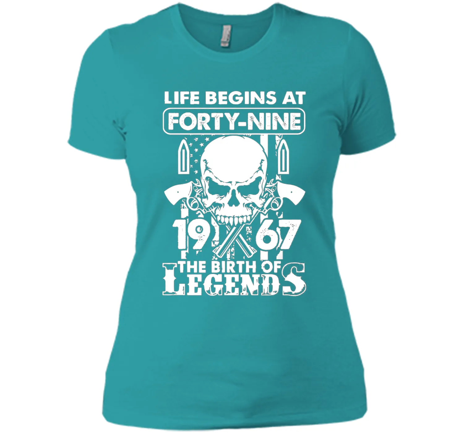 Life Begin At 49 - 1967 Birth Legends 49th Birthday T-shirts