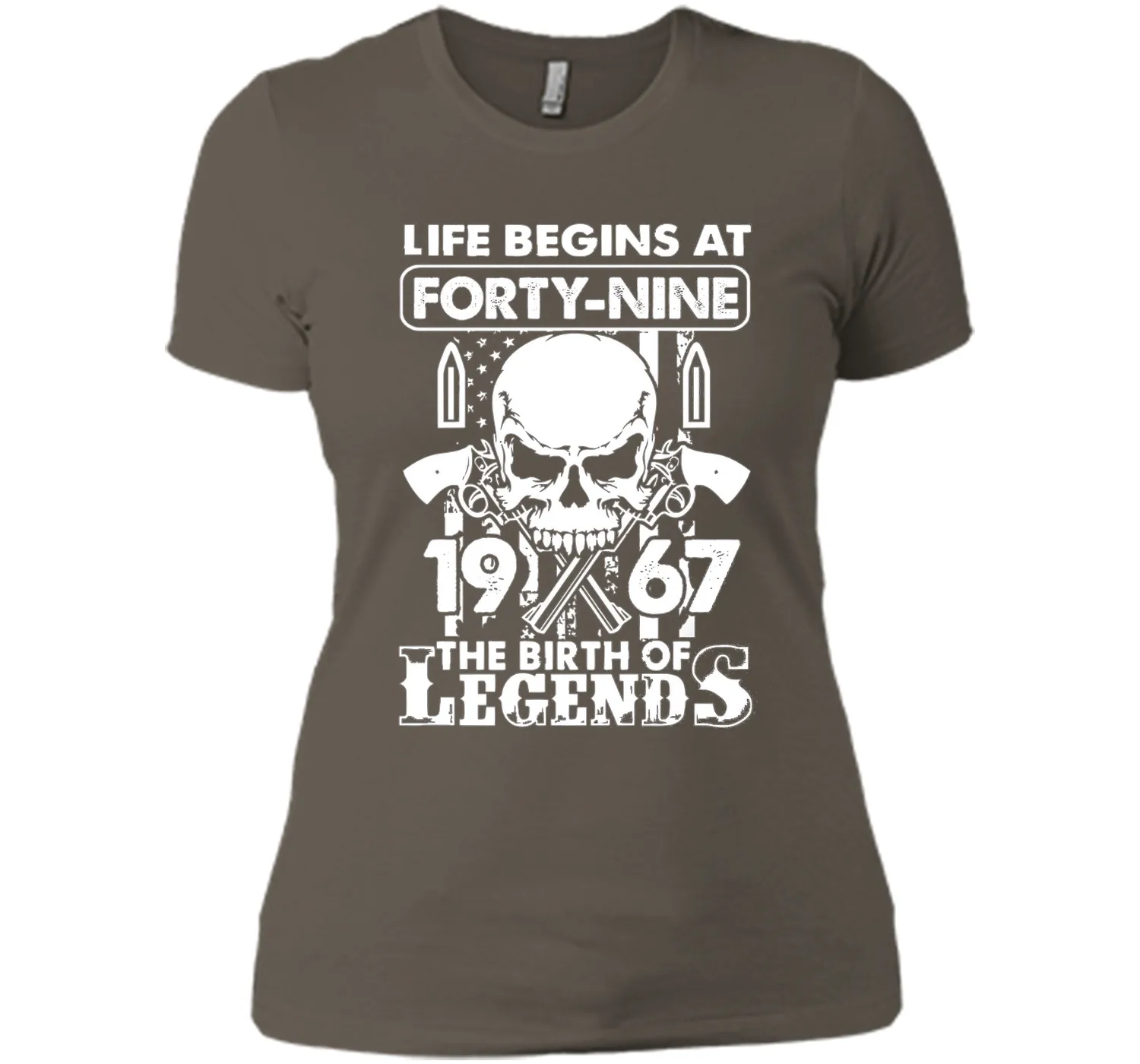 Life Begin At 49 - 1967 Birth Legends 49th Birthday T-shirts