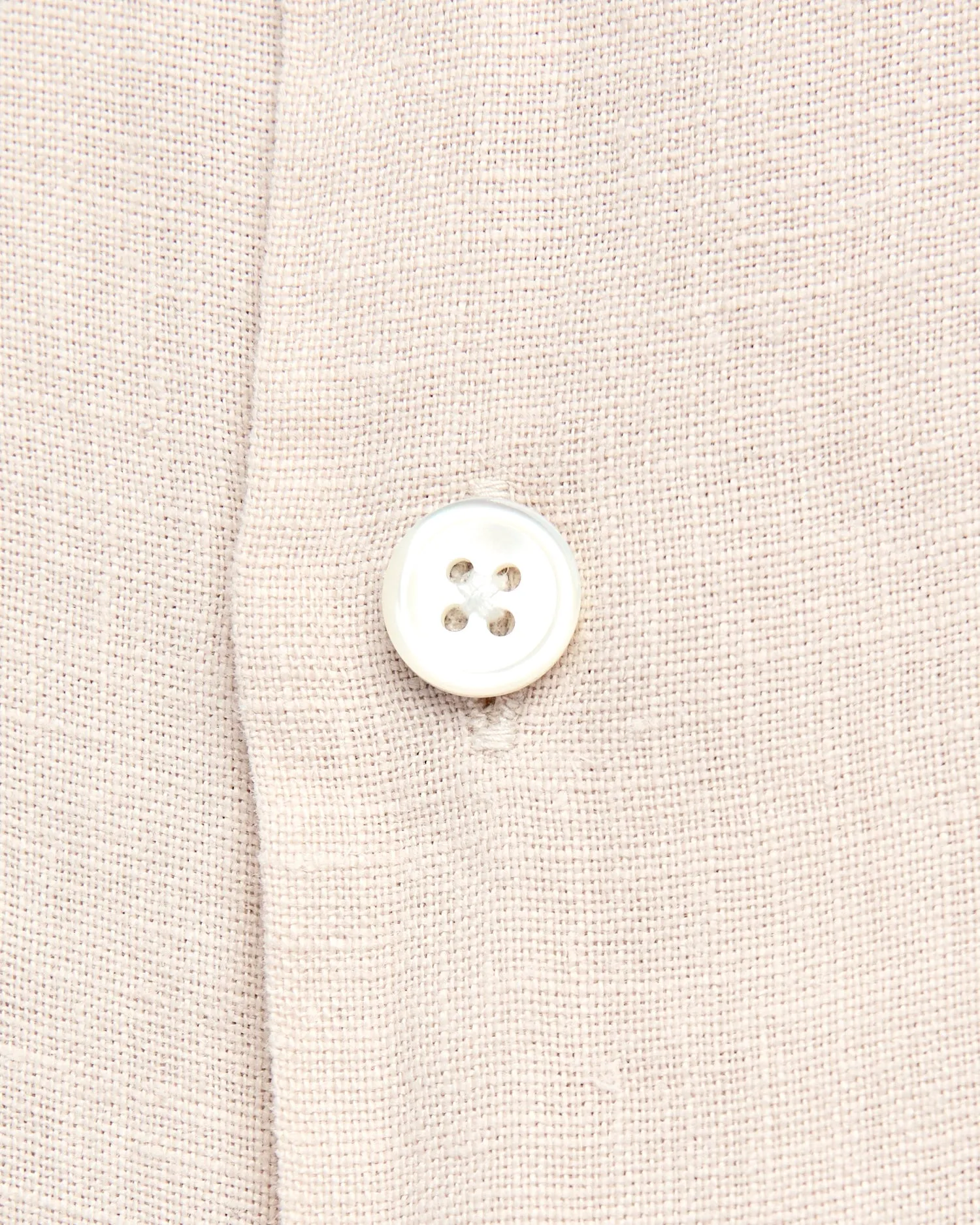 Linen Camp Collar Shirt in Raw