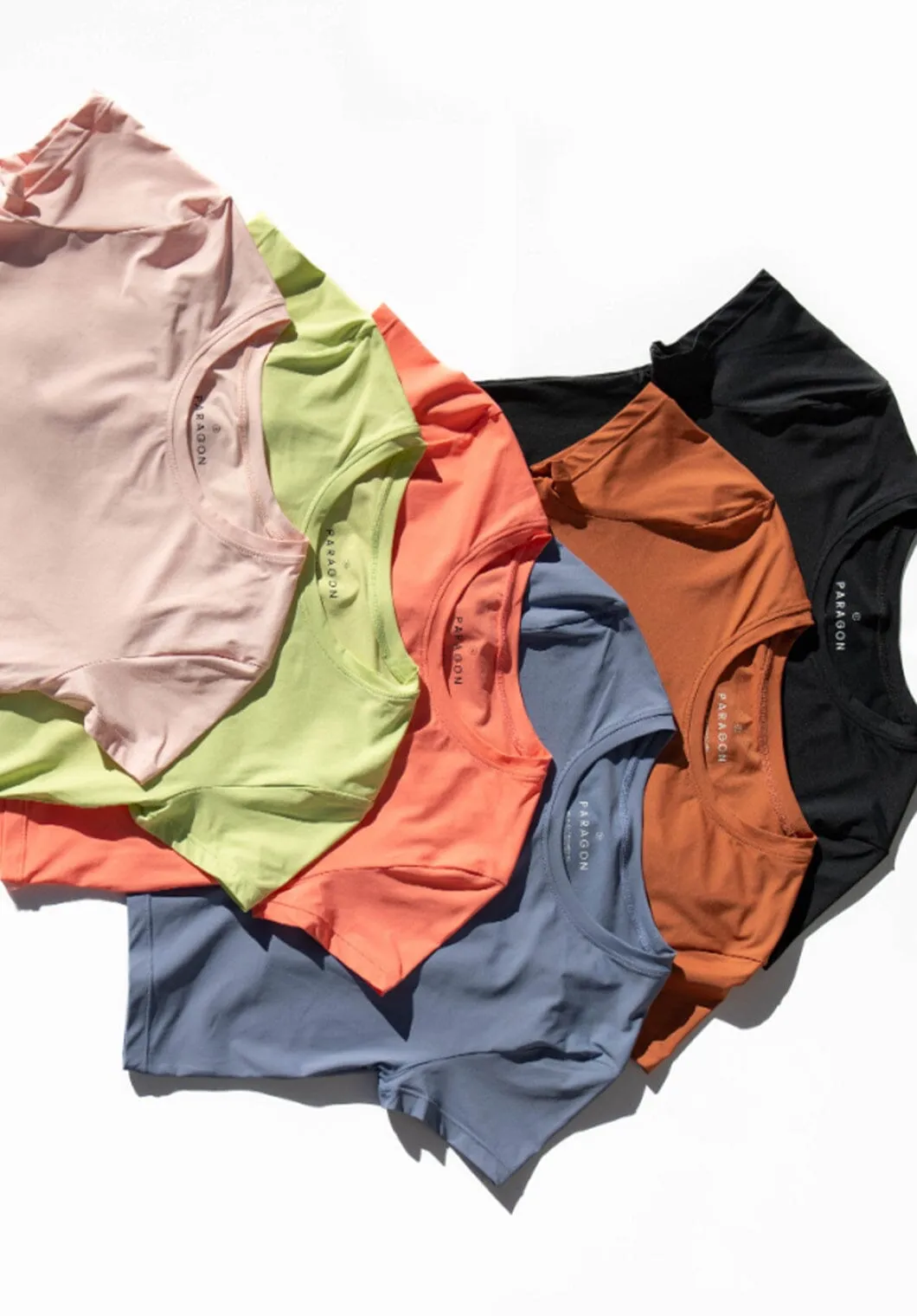 LiteSpeed Short Sleeve Crop Bluebird