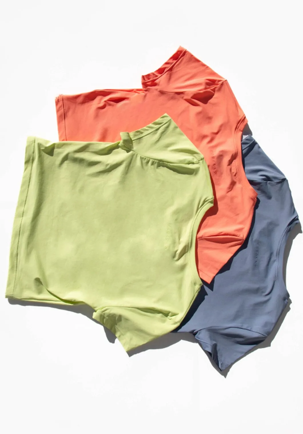 LiteSpeed Short Sleeve Crop Bluebird