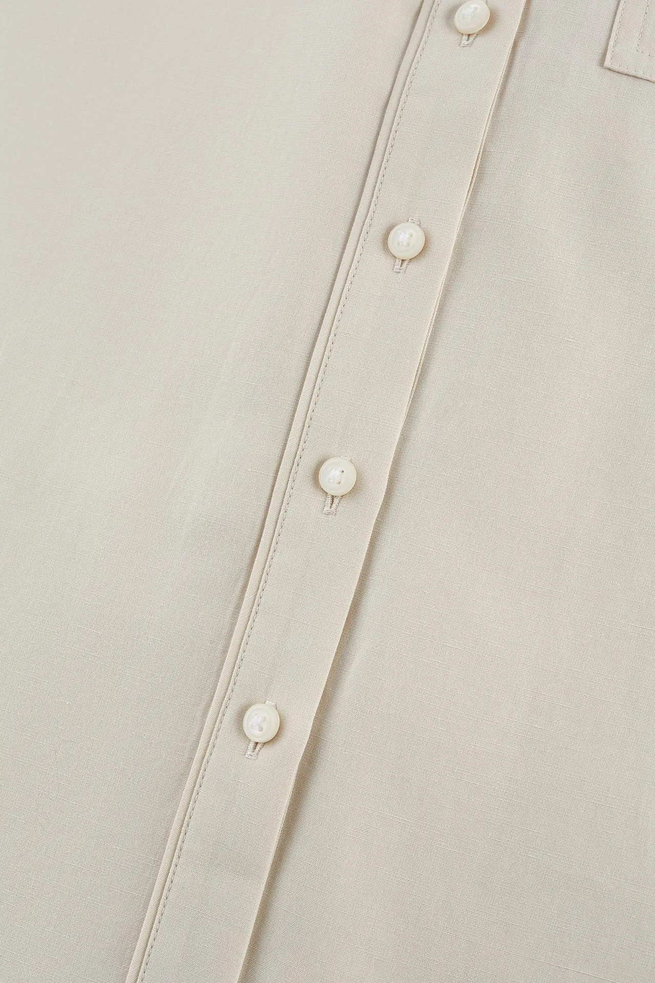 Lyocell Short Sleeve Casual Shirt