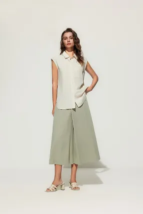 Lyocell Short Sleeve Casual Shirt