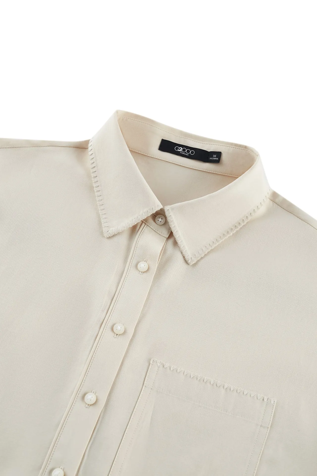 Lyocell Short Sleeve Casual Shirt