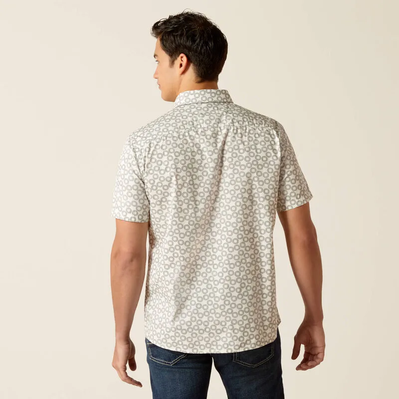 Men's Ariat Marc Modern Fit Short Sleeve Button Down Shirt