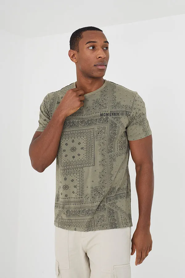 MENS BRAVE SOUL SHORT SLEEVE T-SHIRT