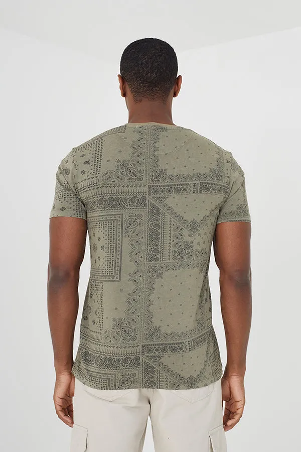 MENS BRAVE SOUL SHORT SLEEVE T-SHIRT