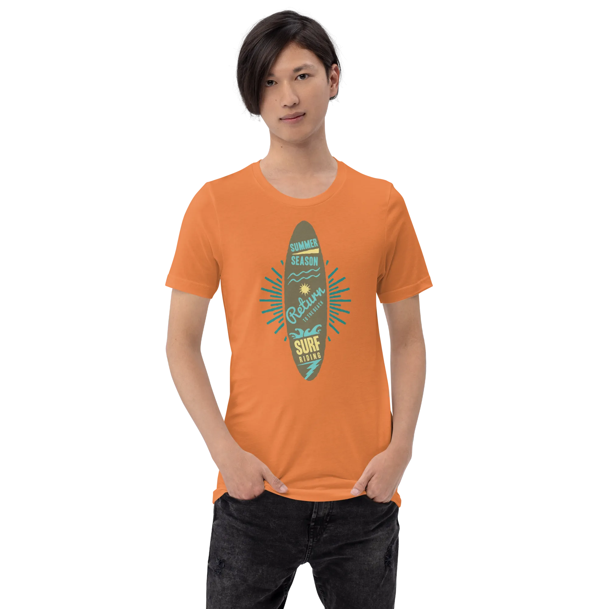 Men's Staple T-Shirt  - Surfboard