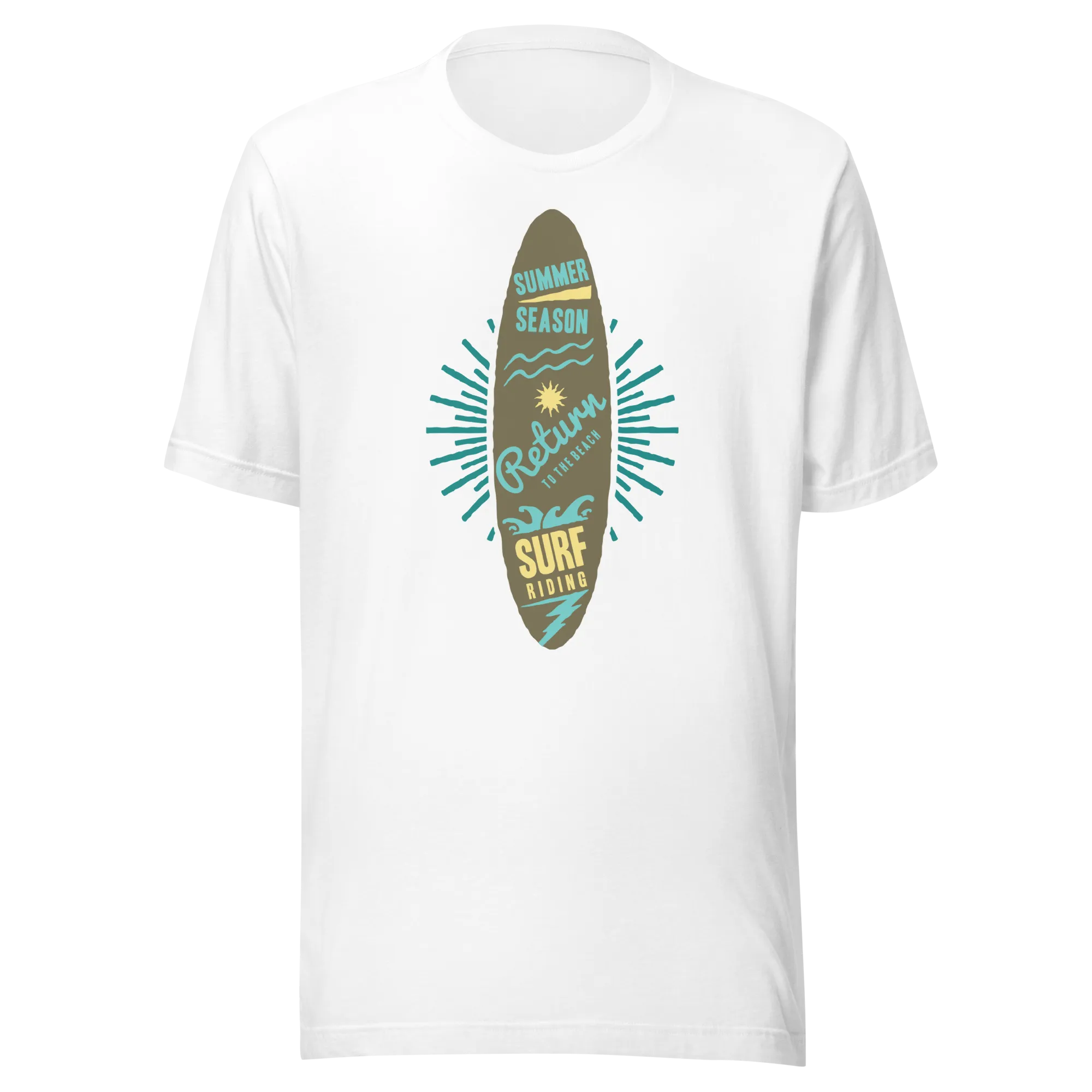 Men's Staple T-Shirt  - Surfboard