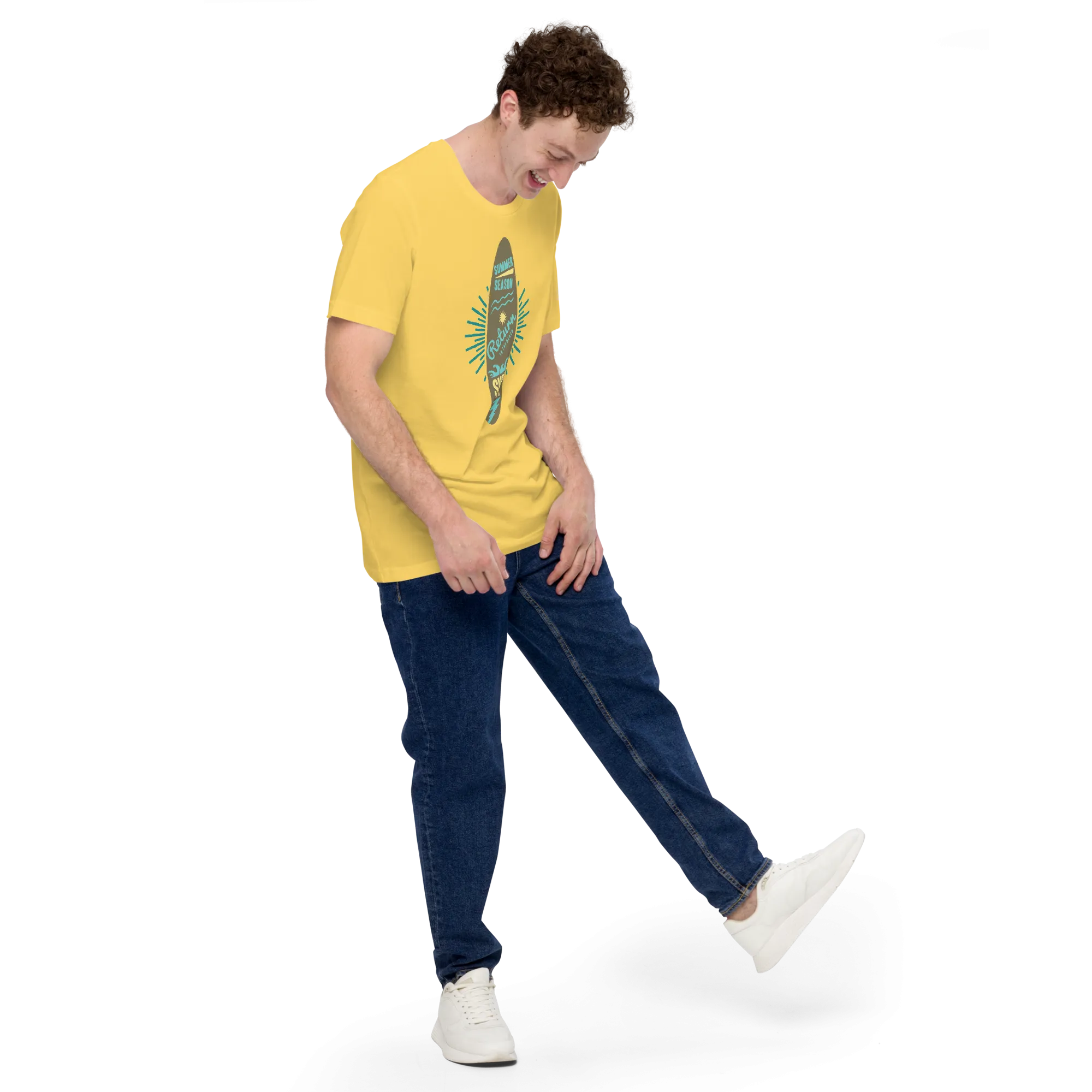 Men's Staple T-Shirt  - Surfboard