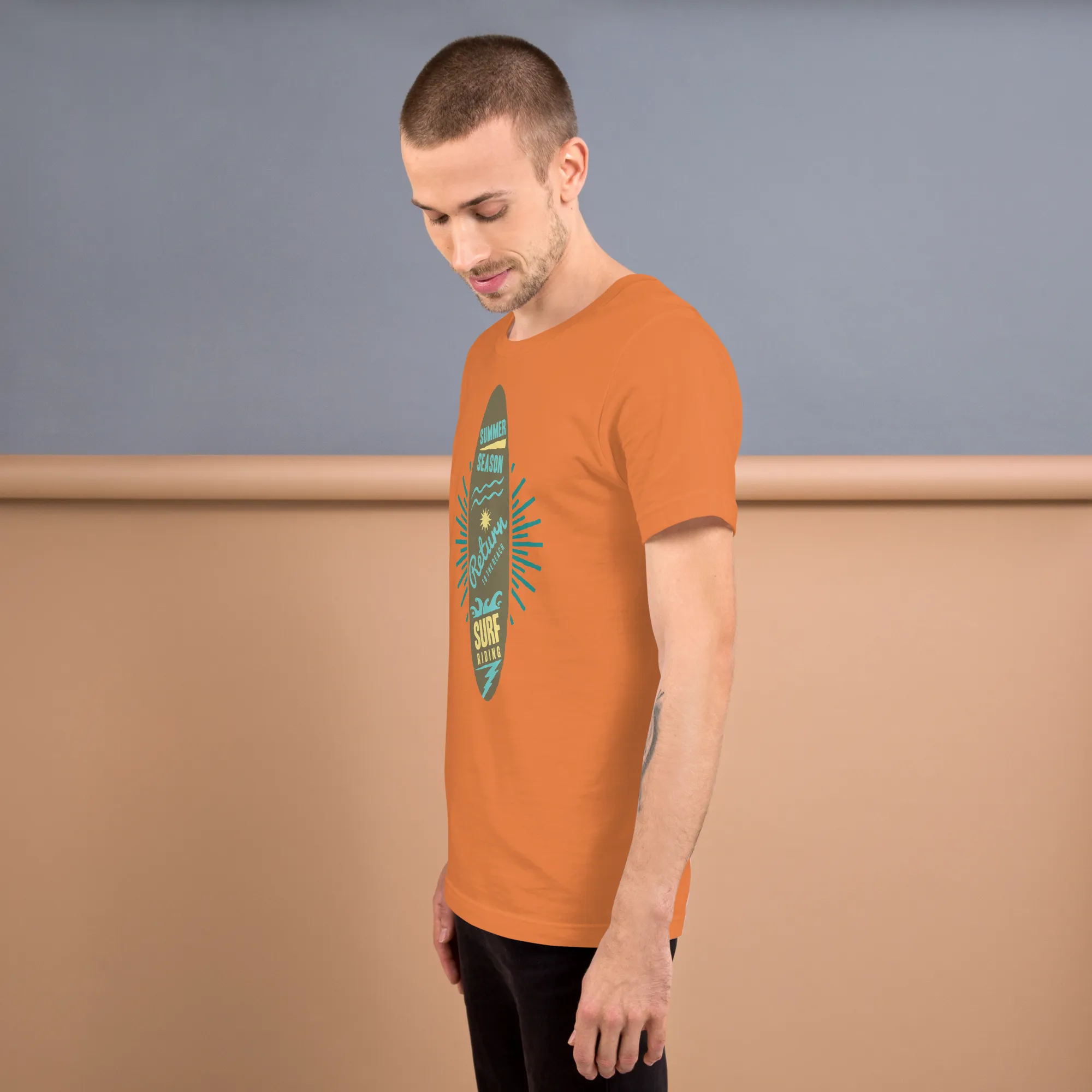 Men's Staple T-Shirt  - Surfboard
