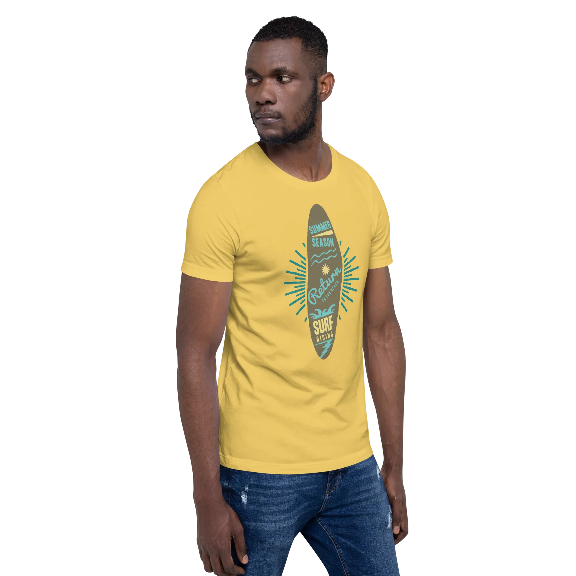 Men's Staple T-Shirt  - Surfboard