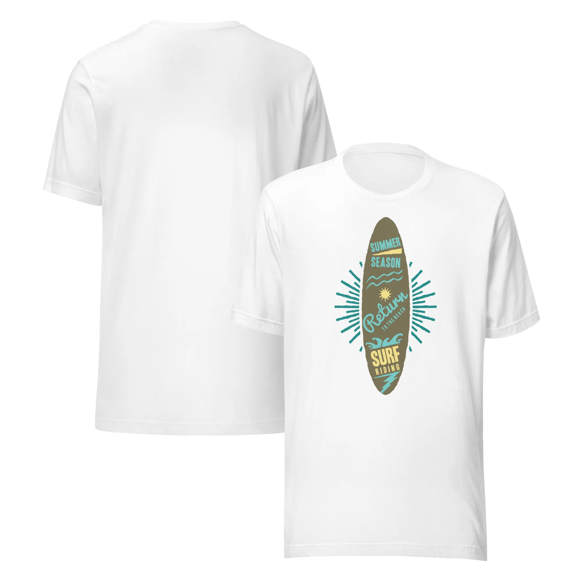 Men's Staple T-Shirt  - Surfboard