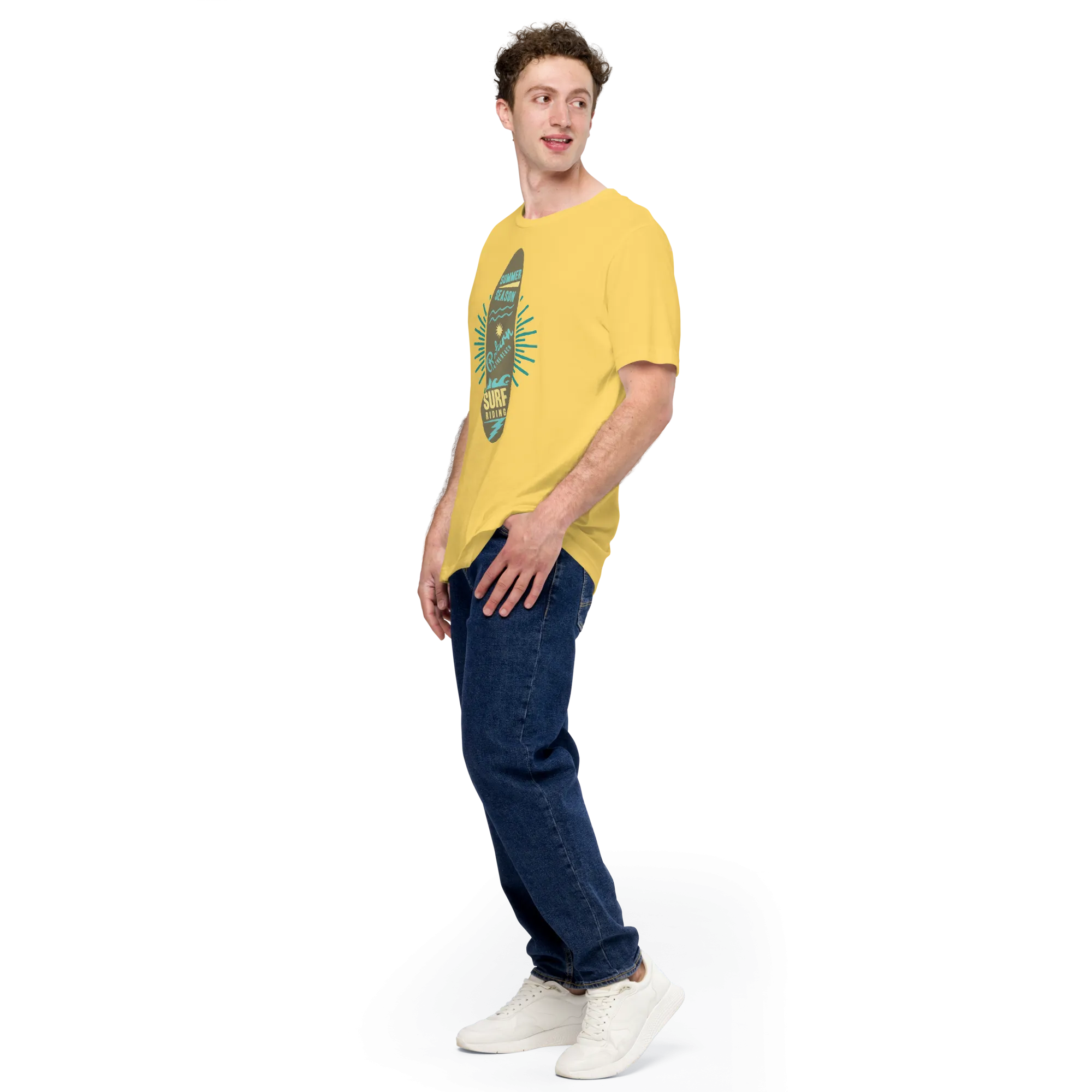 Men's Staple T-Shirt  - Surfboard
