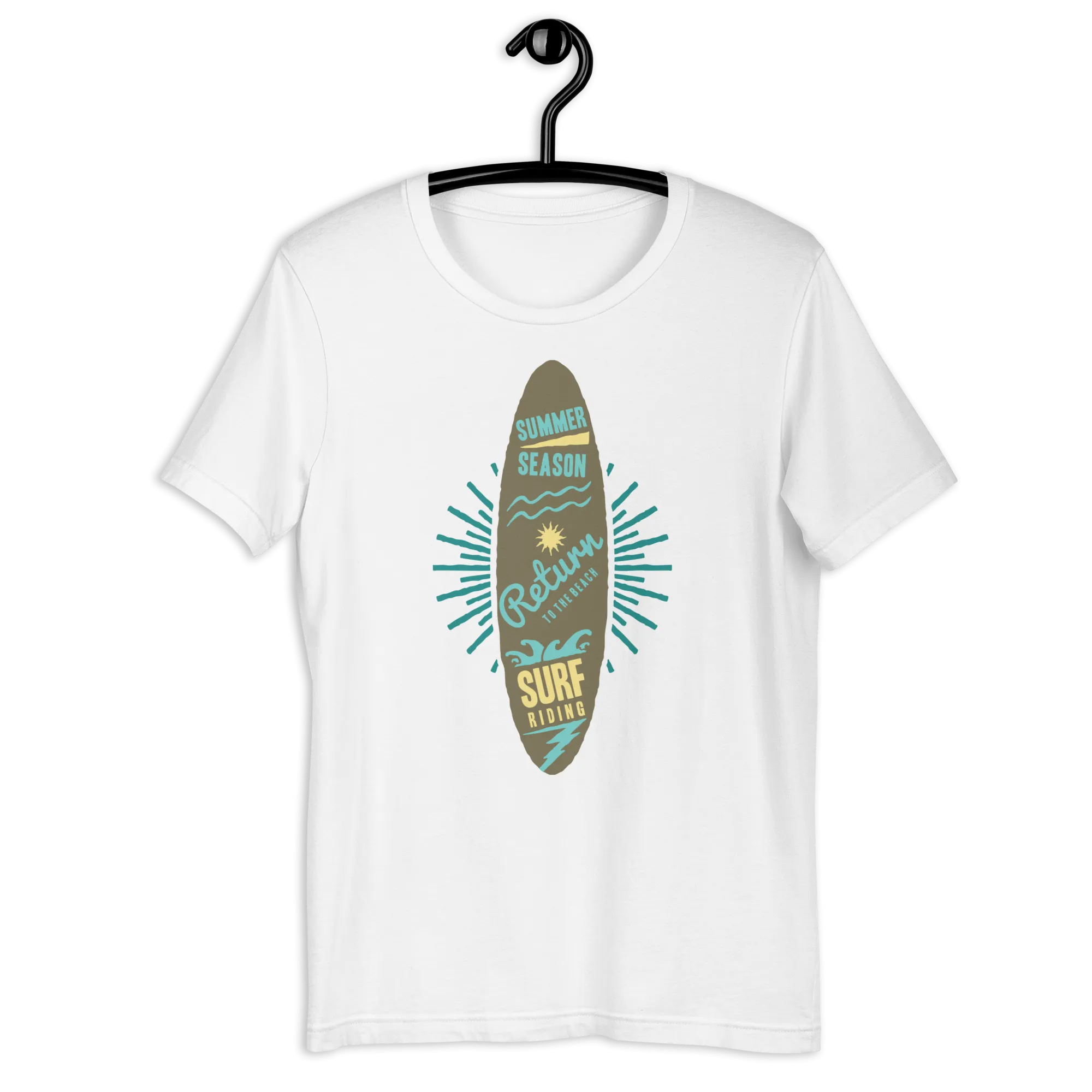 Men's Staple T-Shirt  - Surfboard