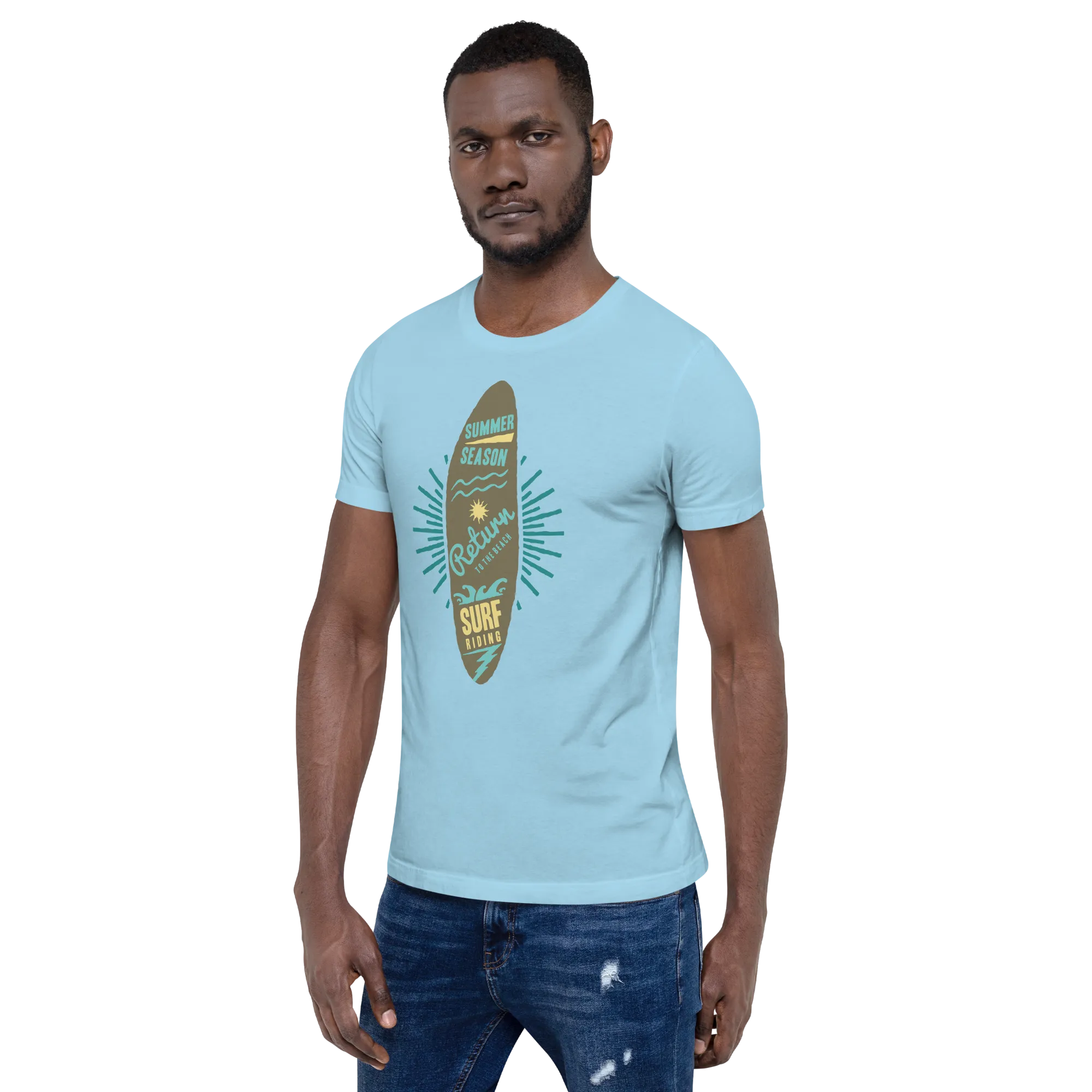 Men's Staple T-Shirt  - Surfboard