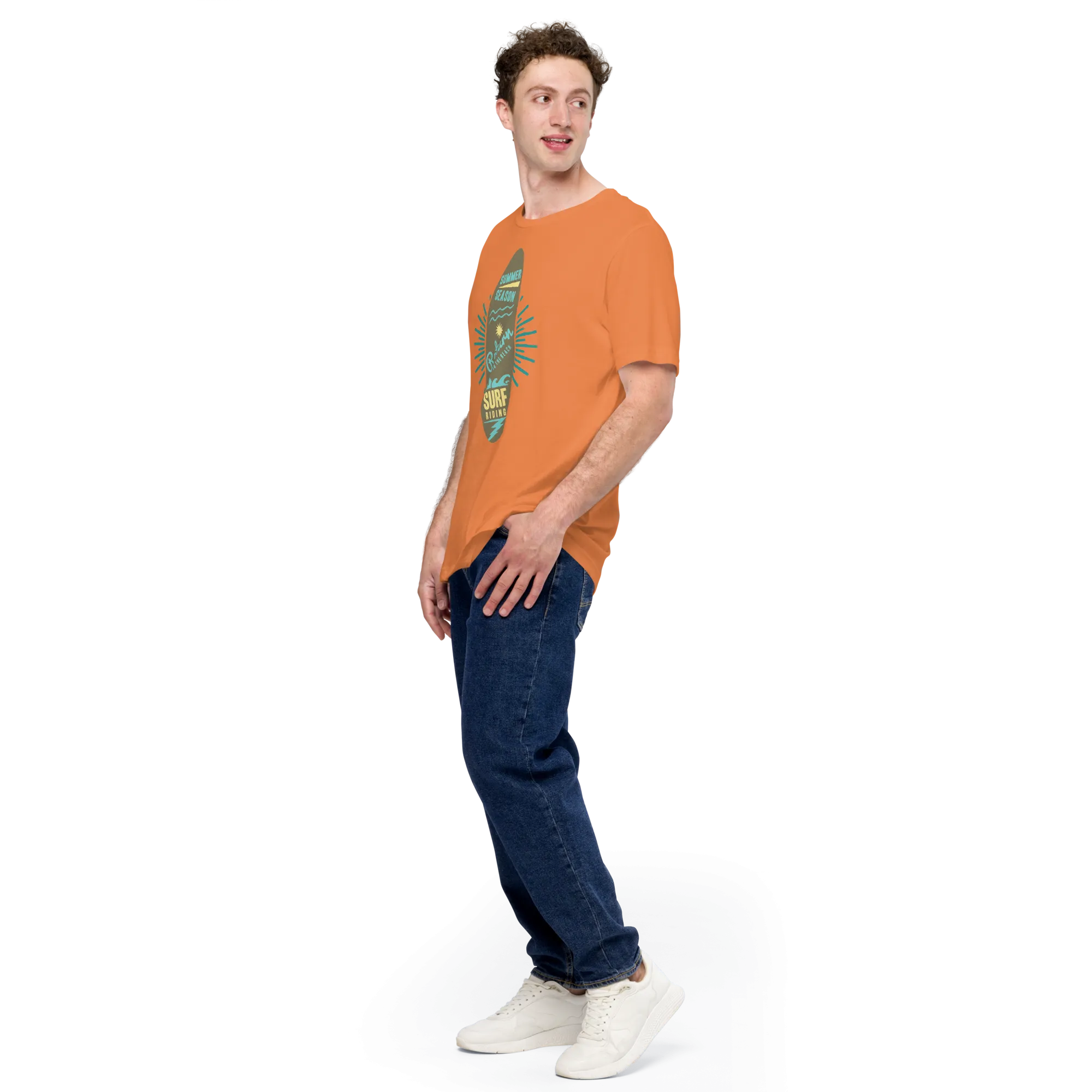 Men's Staple T-Shirt  - Surfboard