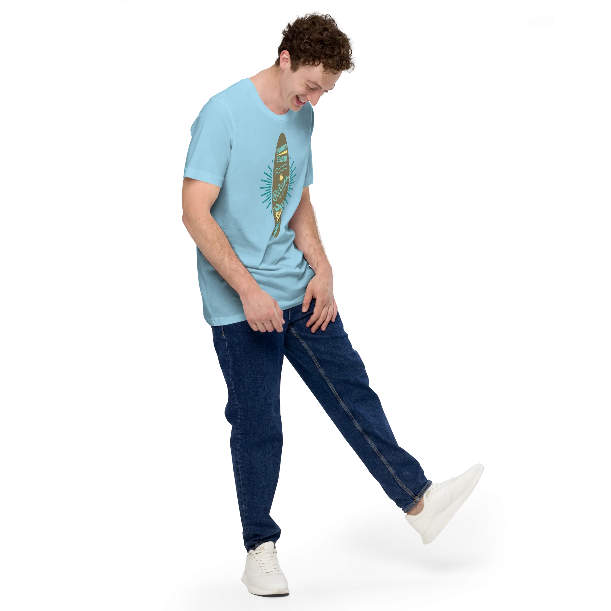 Men's Staple T-Shirt  - Surfboard
