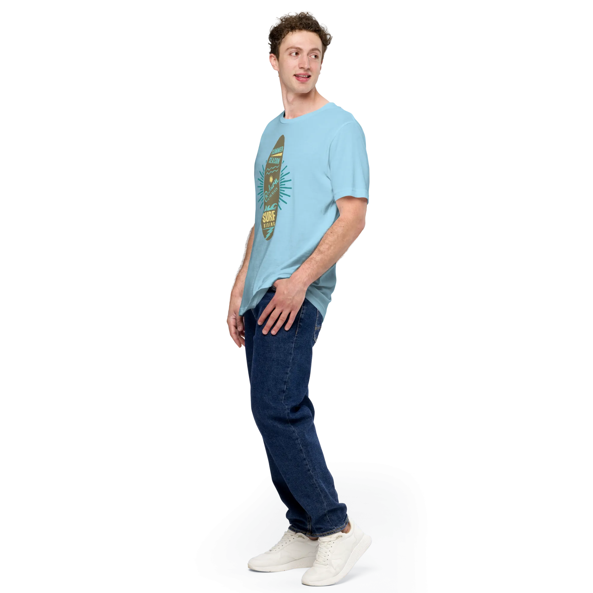 Men's Staple T-Shirt  - Surfboard
