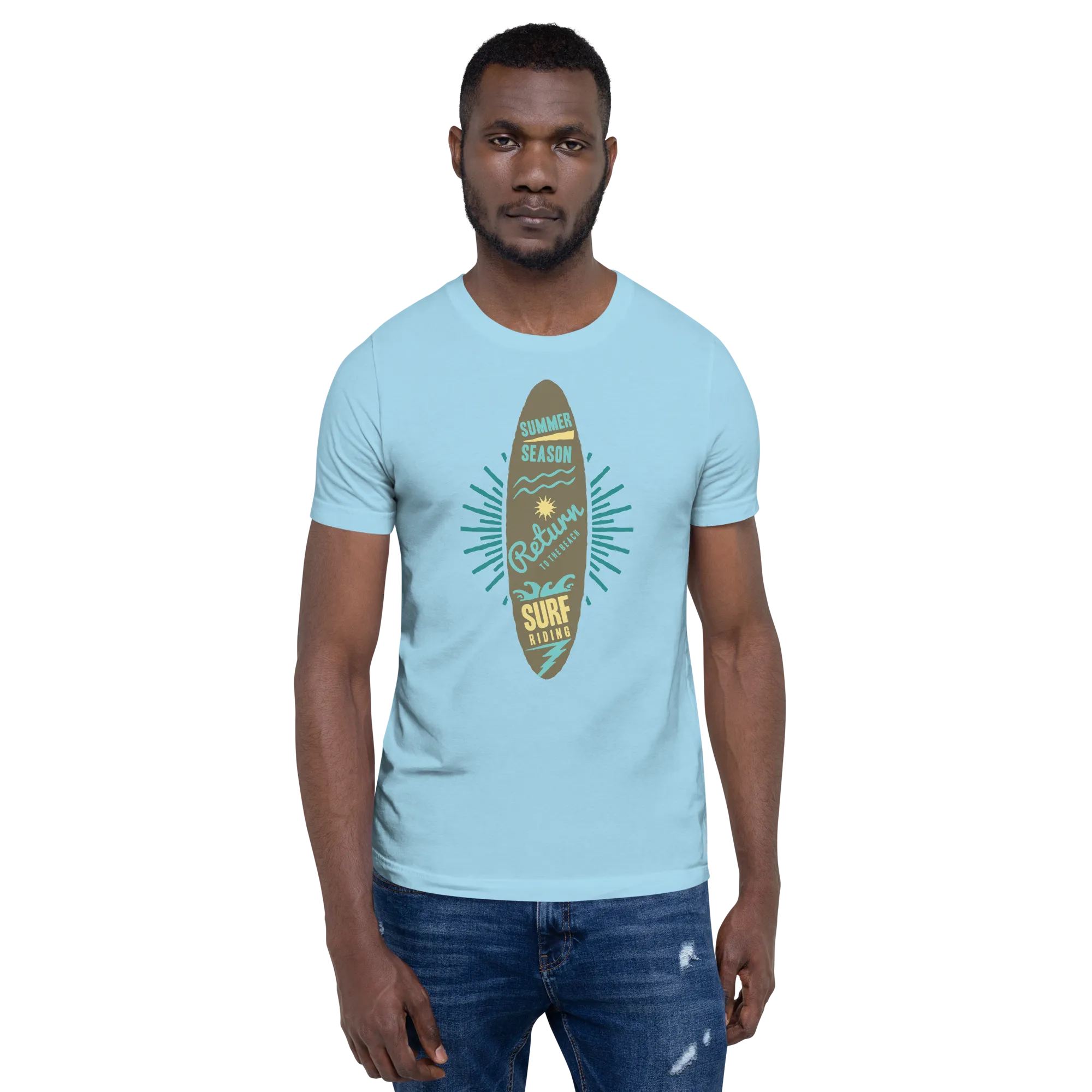 Men's Staple T-Shirt  - Surfboard