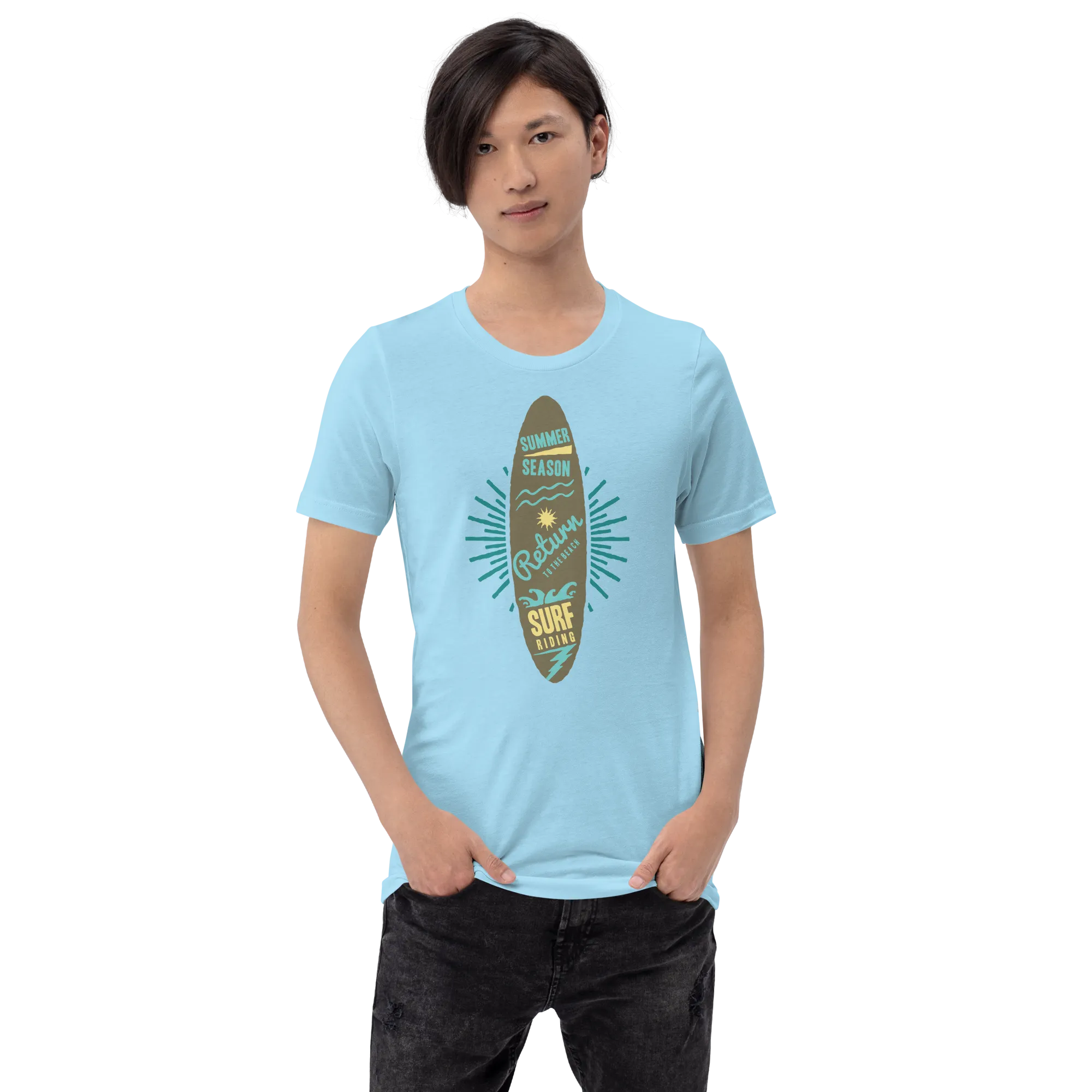 Men's Staple T-Shirt  - Surfboard