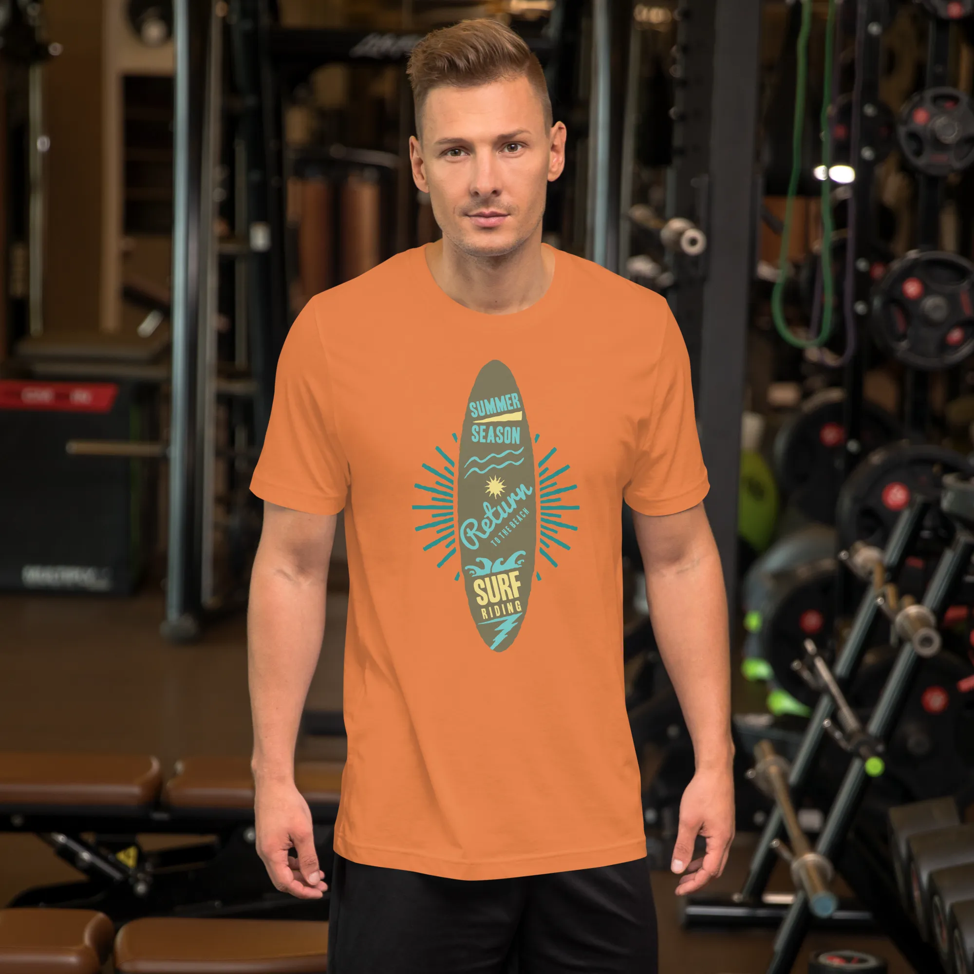 Men's Staple T-Shirt  - Surfboard