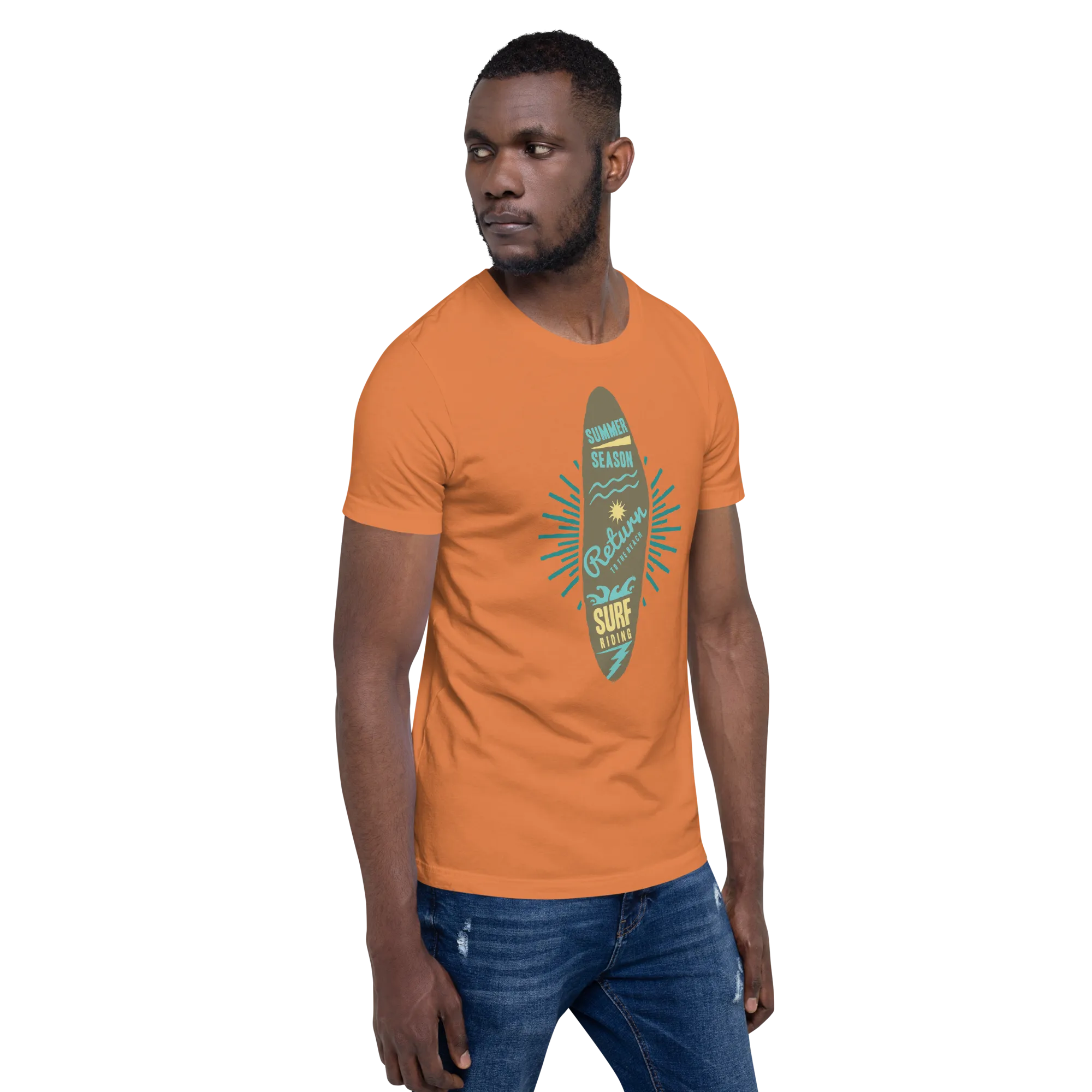 Men's Staple T-Shirt  - Surfboard
