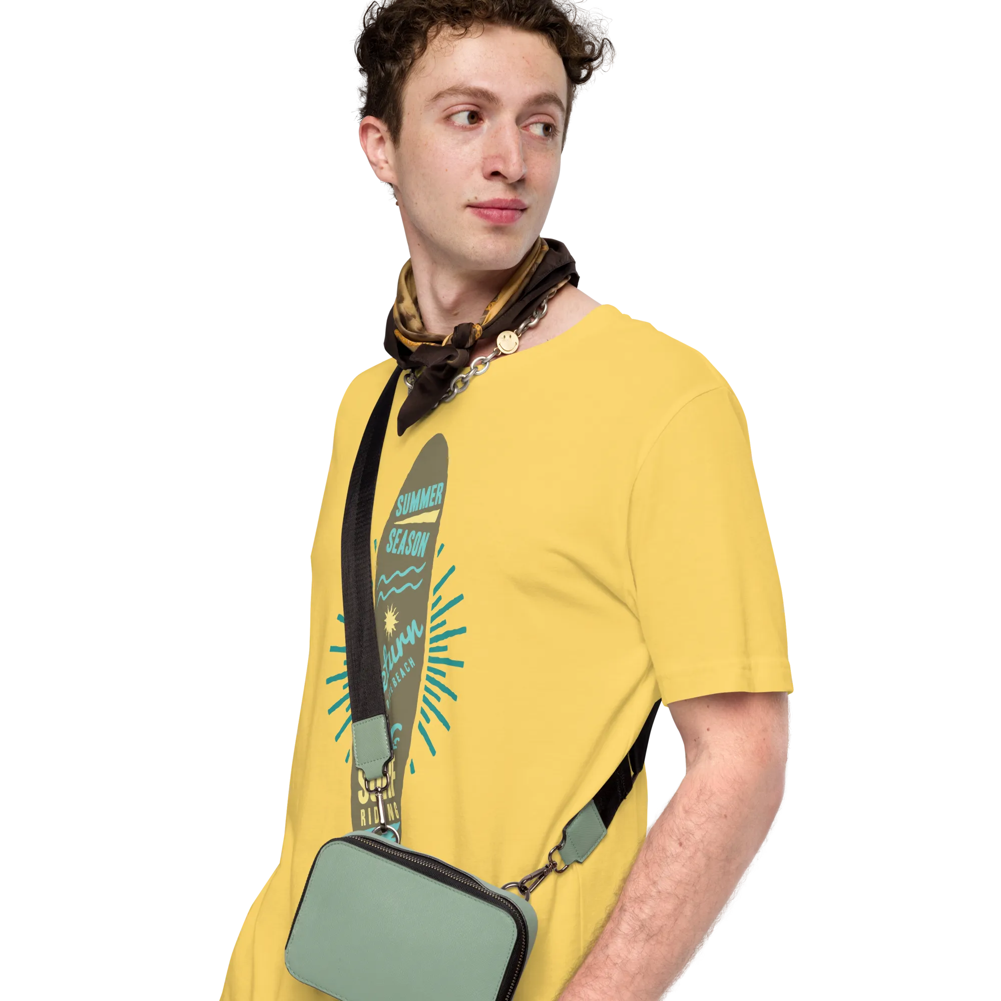 Men's Staple T-Shirt  - Surfboard