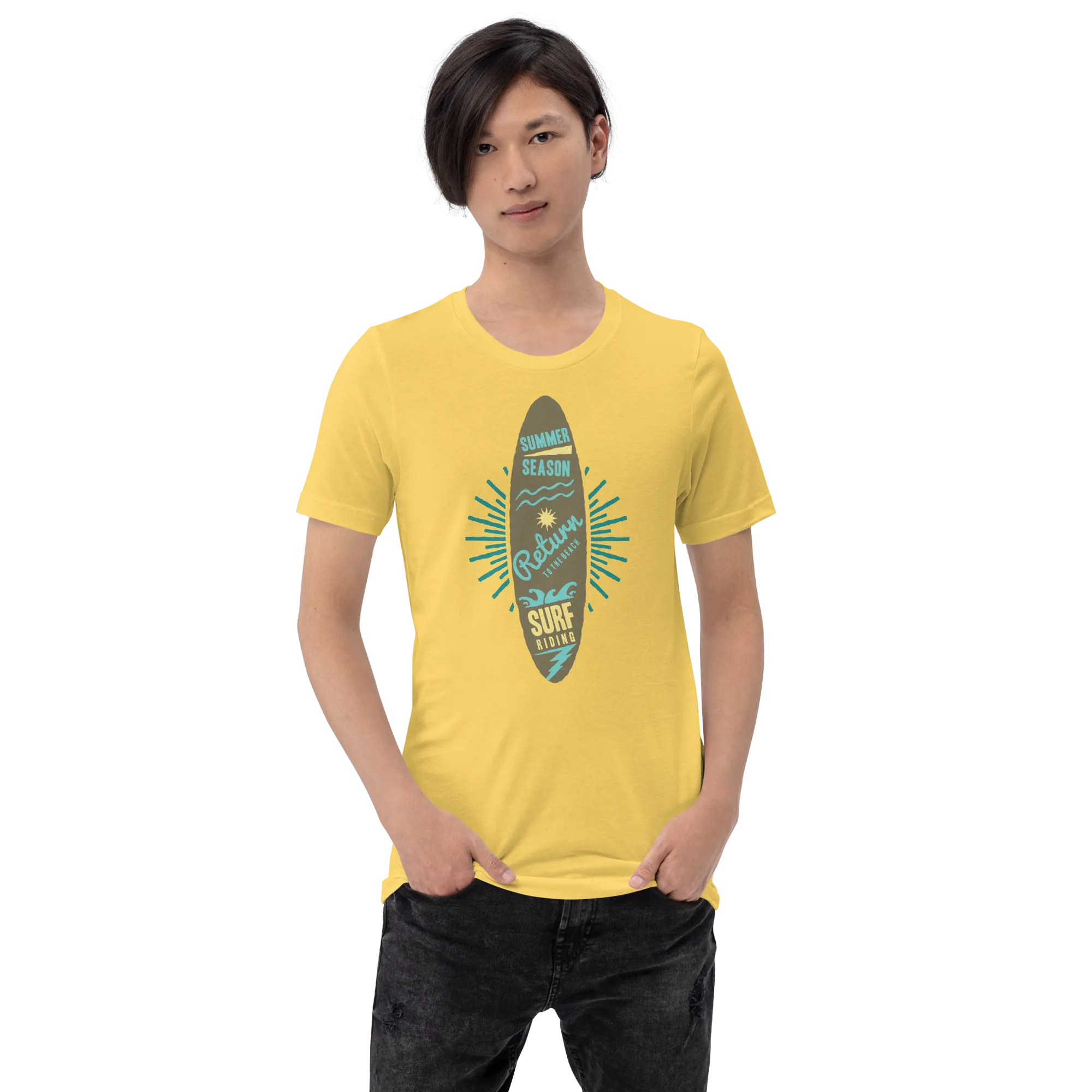 Men's Staple T-Shirt  - Surfboard